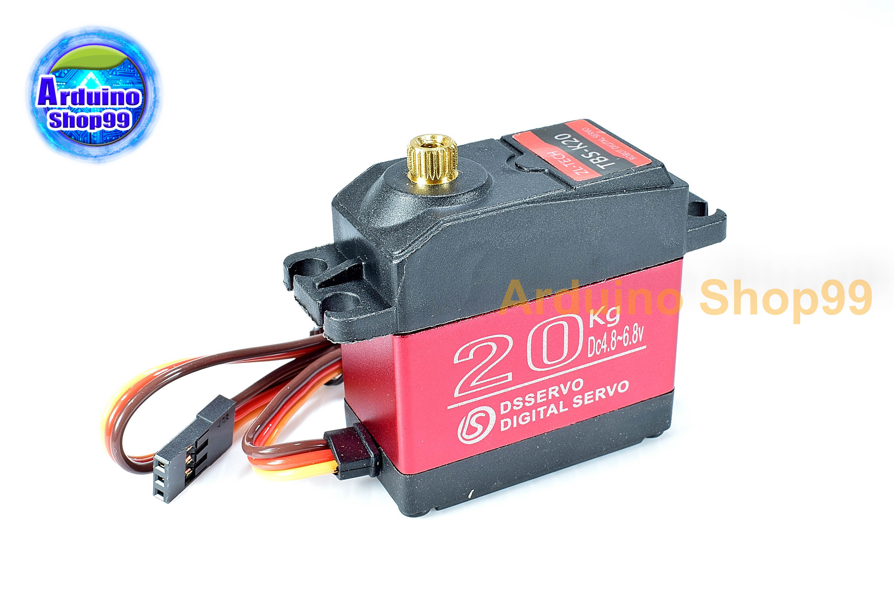 เซอร์โว ZL-TECH TBS-K20 Steering Aluminum Gear Digital Servo 270 องศา แรงบิด 21.5 kg/cm (6.8V)