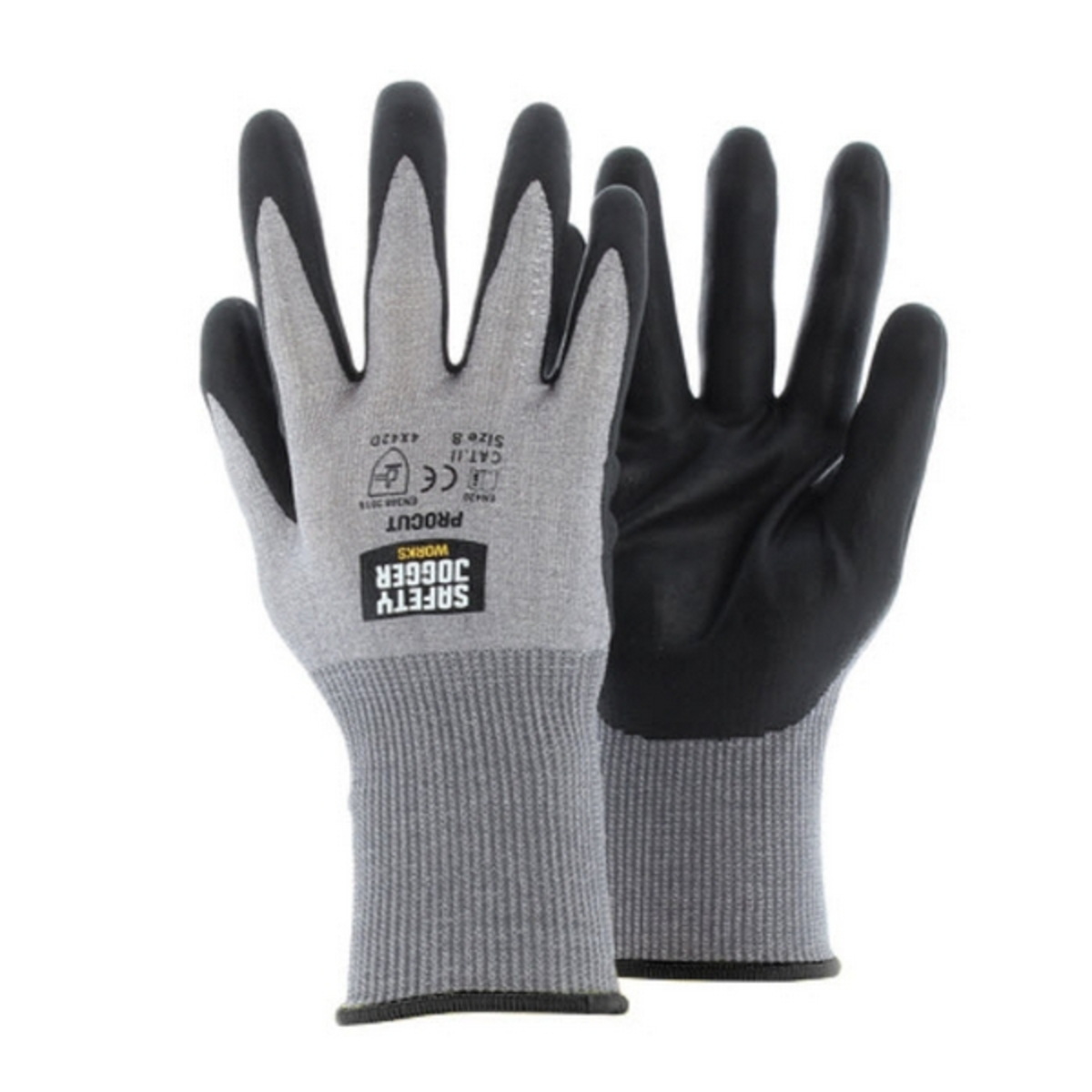JOGGER รุ่น PROCUT ถุงมือเซฟตี้กันบาดสีเทา M,L,XL