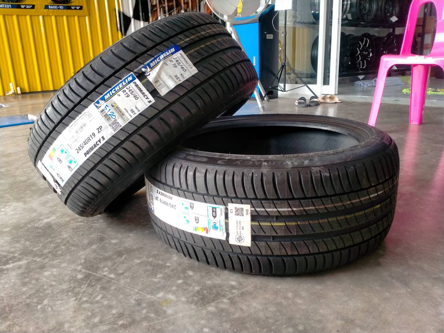 ยางรันเเฟลต MICHELIN PRIMACY3 ZP (MOE) ขนาด 245/40-19
