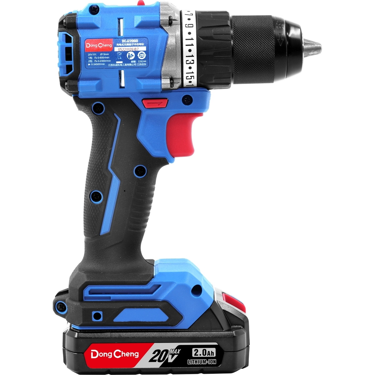 Dong Cheng DCJZ2060i สว่านกระแทกไร้สาย 60Nm 20V แบตx1 (TYPE ADM)