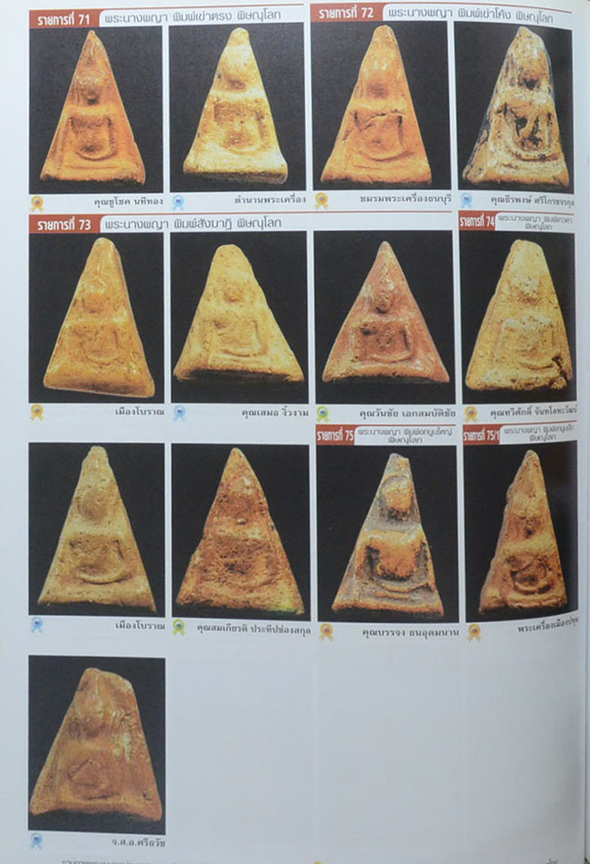 หนังสือรวมภาพพระชนะการประกวดงานนิทรรศการประกวดการอนุรักษ์ พระบูชา พระเครื่อง และเหรียญคณาจารย์