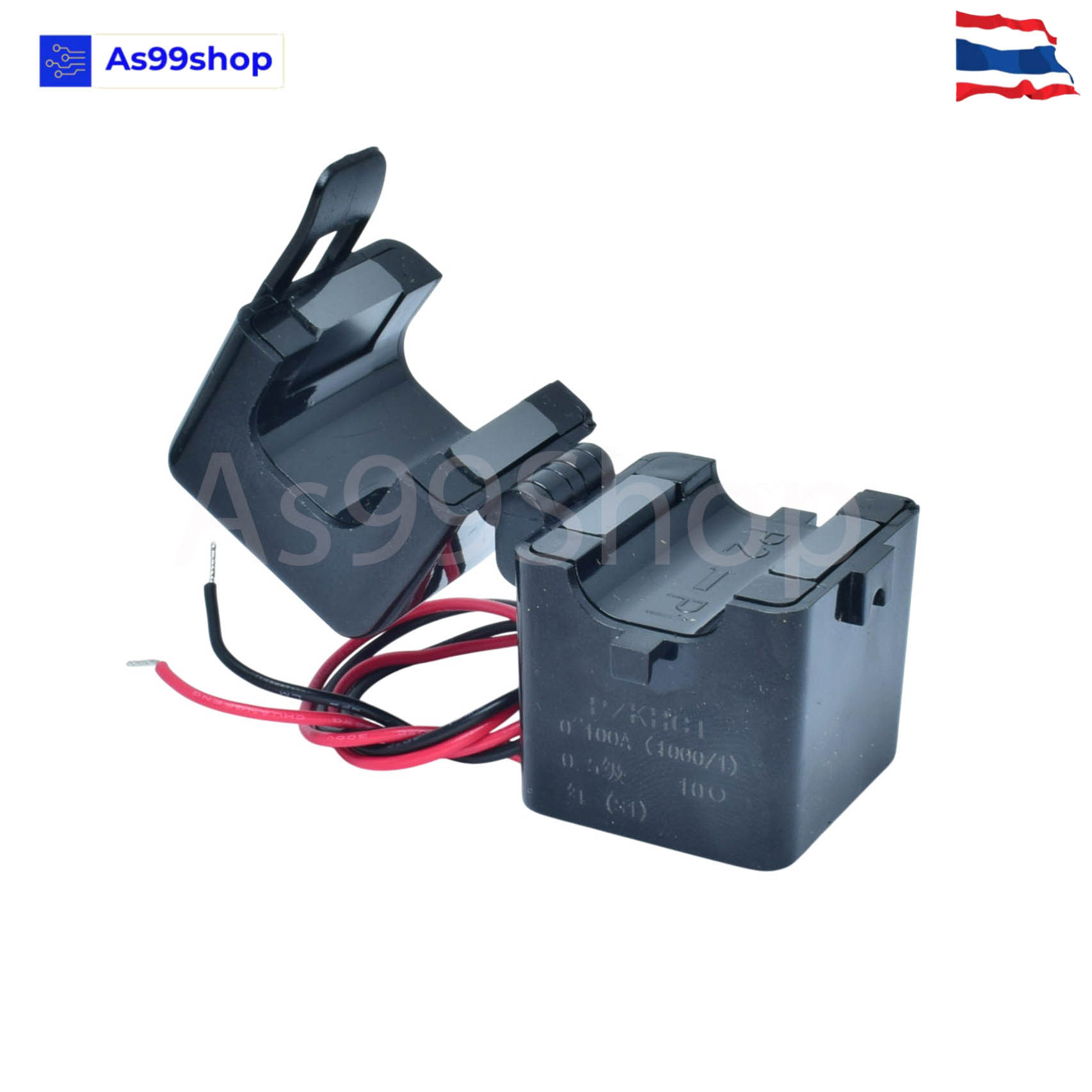 PZEM-004T 100A AC Digital Power Energy Meter Module โมดูลวัดการใช้พลังงานไฟฟ้า+CT Close&Open