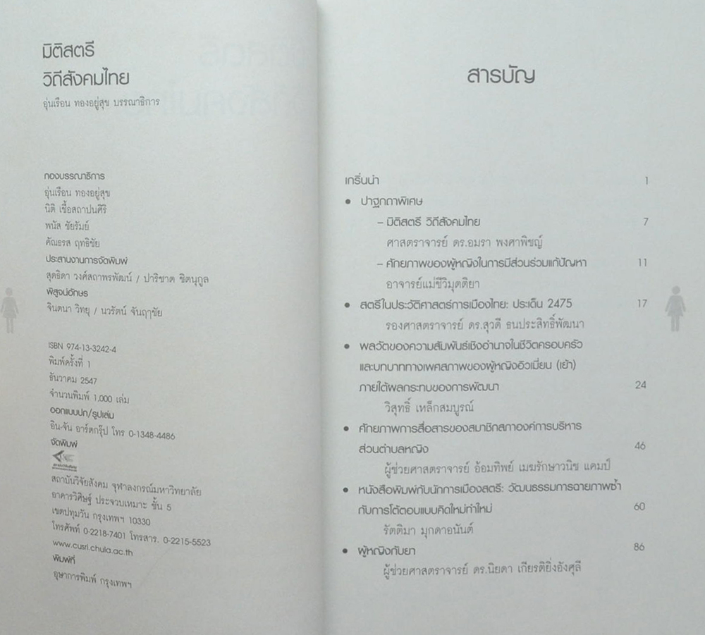 มิติสตรี วิถีสังคมไทย