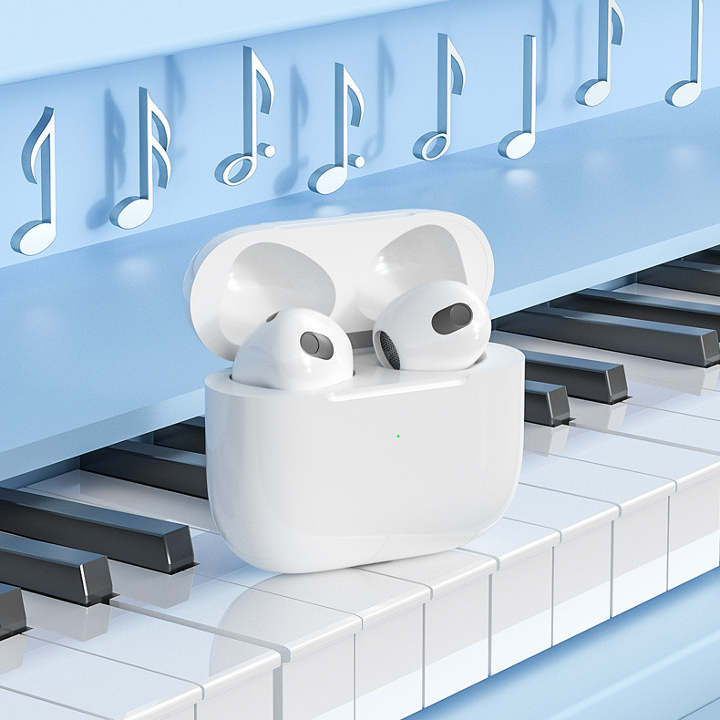 หูฟังบลูทูธไร้สาย รุ่น AP-04 ชาร์จไฟในตัว เสียงดี เบสเเน่น ฟังสนุก ลดเสียงรบกวนได้ / Wireless Bluetooth Earbuds รับประกัน 1 ปี