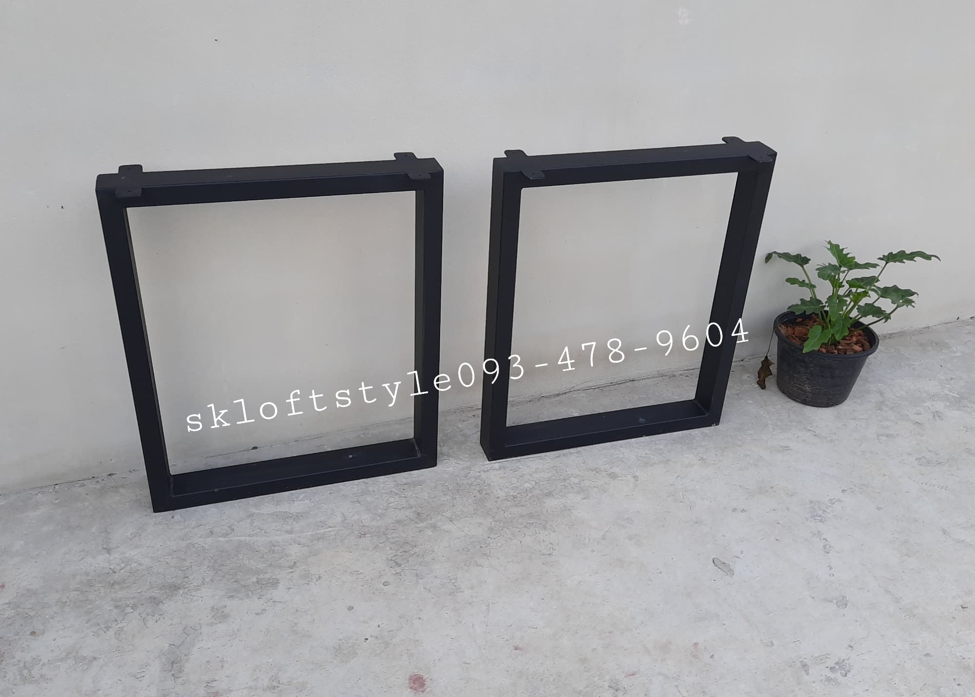 ขาเหล็กโต็ะทรงสี่เหลี่ยม 3X1.5