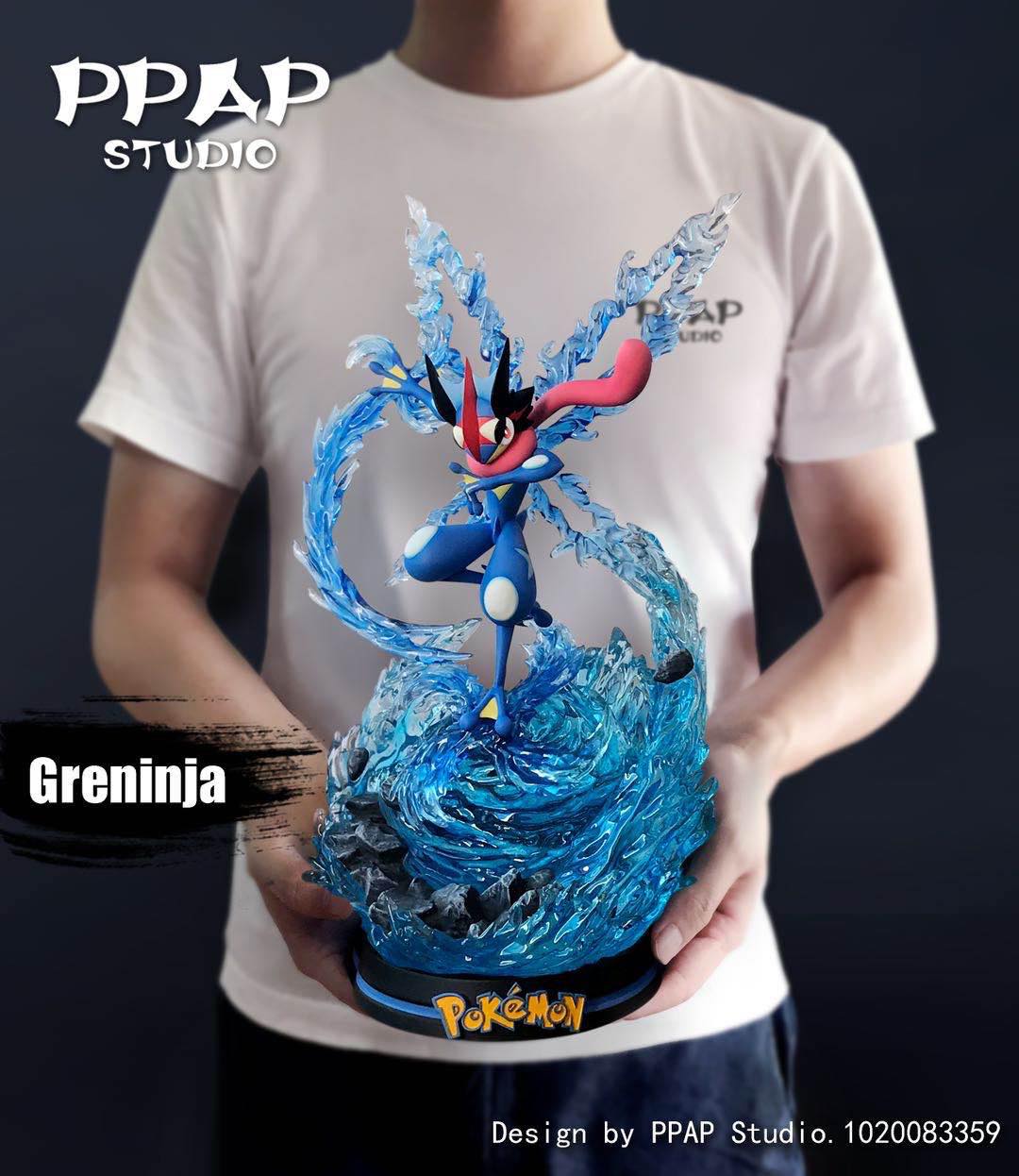 PPAP & Egg Studio - Ash's Greninja(Gekkouga) with Water Effect โปเกมอน POKEMON(Pokémon X and Y)ซาโตชิ เก็คโคกะ เกกโกวงะ