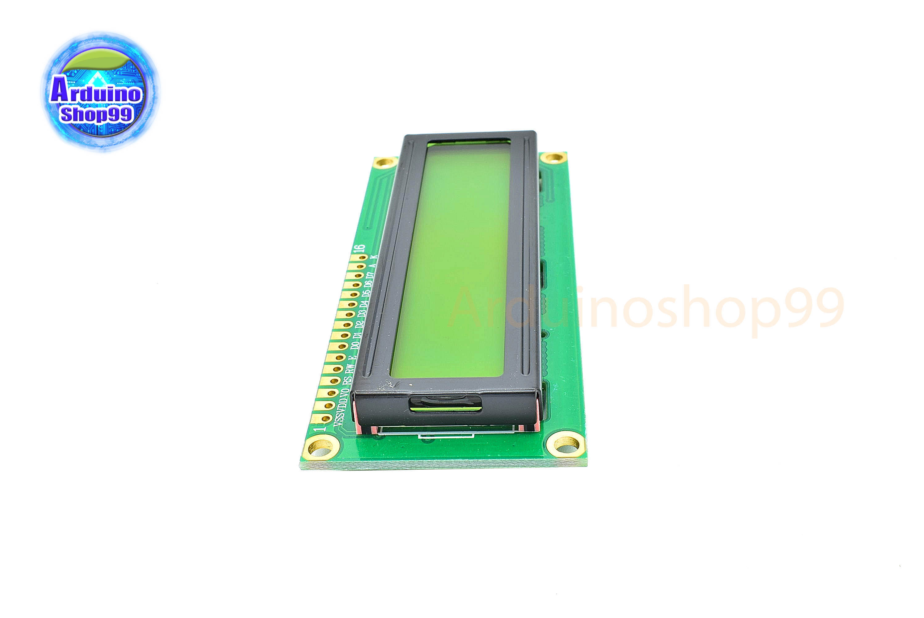 จอแสดงผล LCD 1602 ขนาด 16*2 สีเหลือง ; LCD1602 (Yellow Screen)