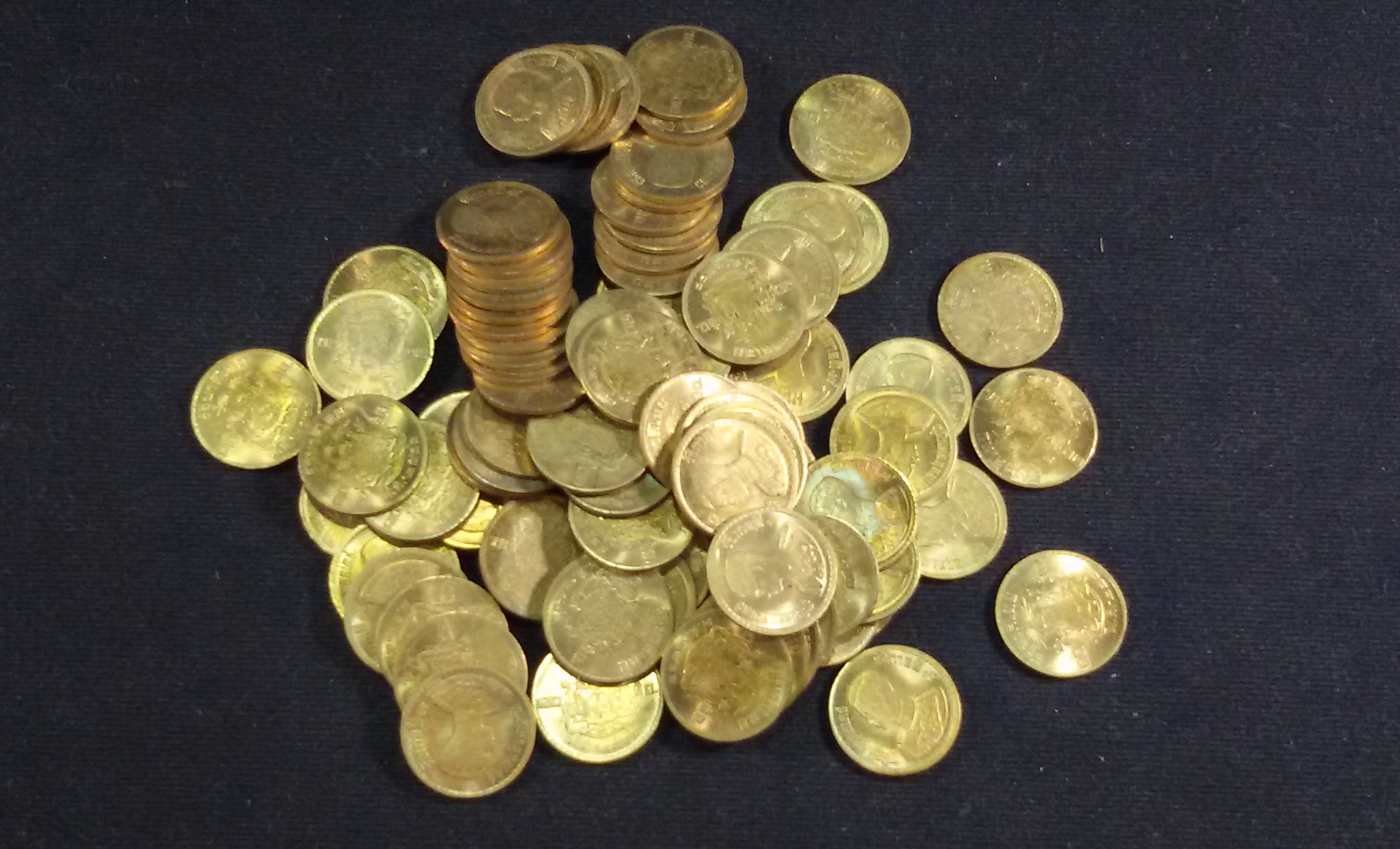เหรียญ 10 สตางค์ พ.ศ.2500 (พิมพ์ใหญ่) UNC หายาก