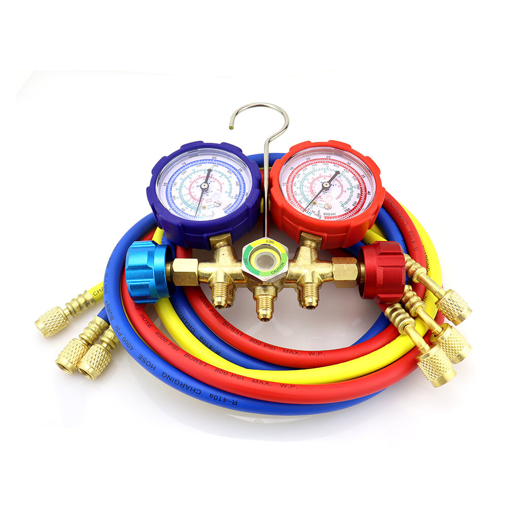 DSZH WK-536G-R22 เกจ์เติมน้ำยาแอร์ R12, R22, R502 สาย 36"