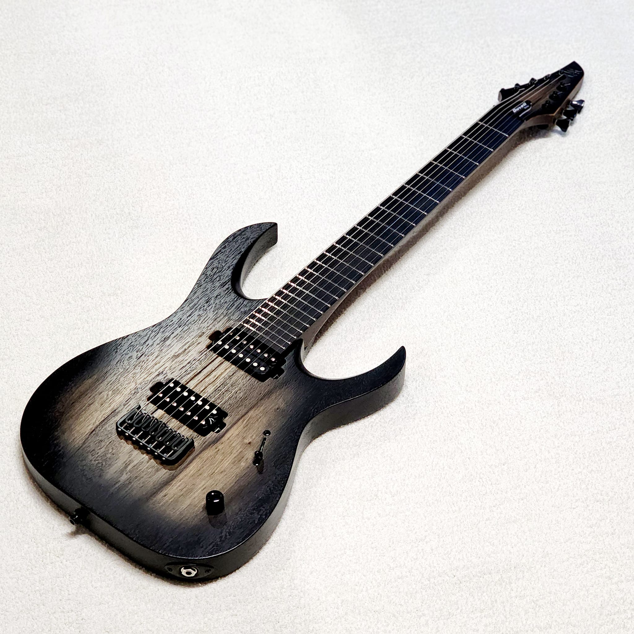 (USEDl MAYONES DUVELL ELITE 7 - TRANS NATURAL BLACK BURST MATT