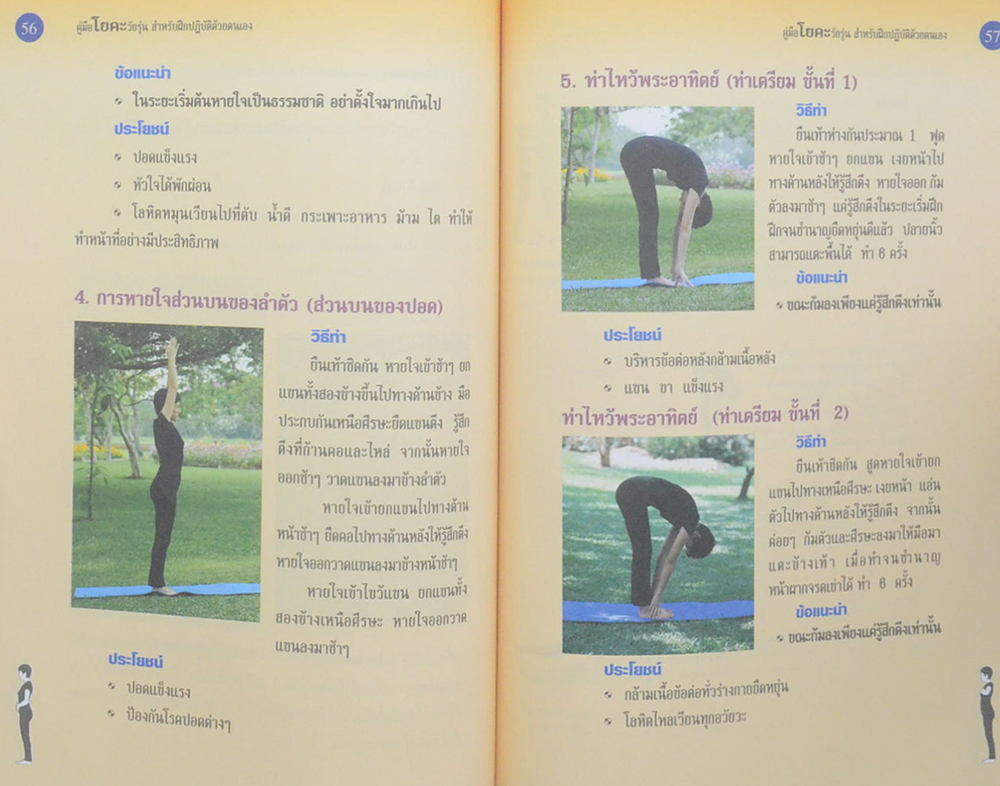 คู่มือโยคะวัยรุ่น สำหรับฝึกปฏิบัติด้วยตนเอง (ขายตามสภาพ)