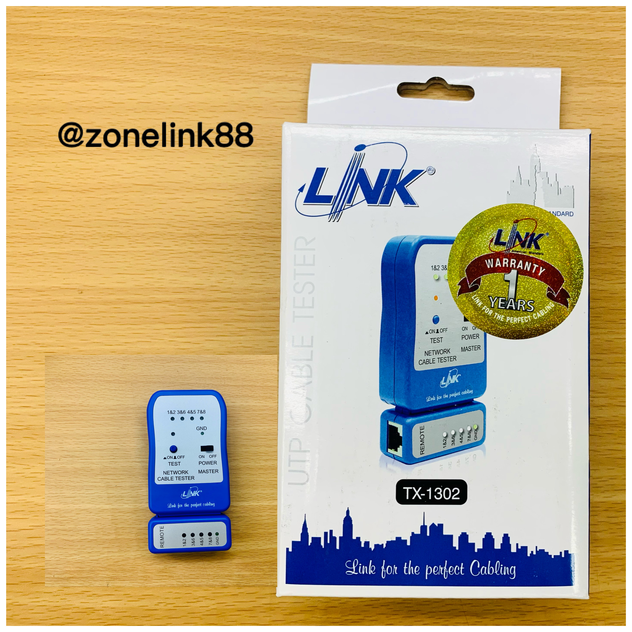 UTP Cable Tester Link TX-1302