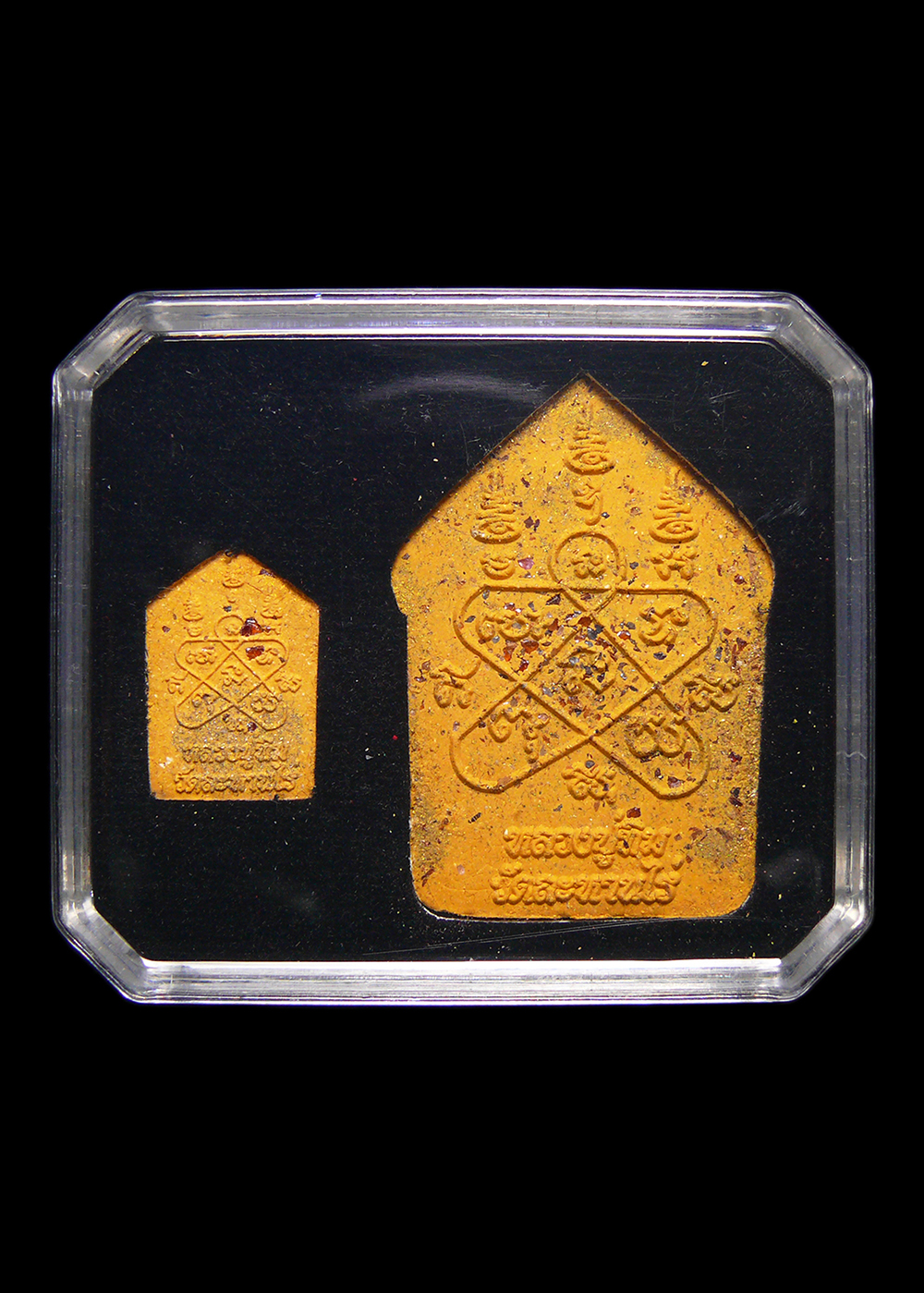 พระขุนแผนผงพรายกุมาร รุ่น40ปีละสังขาร หลวงปู่ทิม อิสริโก ปี2558 พร้อมกล่องเดิมๆ