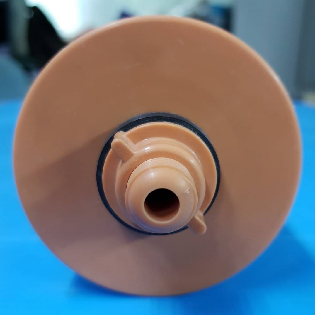 ไส้เซรามิก จุกสีส้ม 2.8"x10" เกลียว 3/8"+คาร์บอนแท่ง