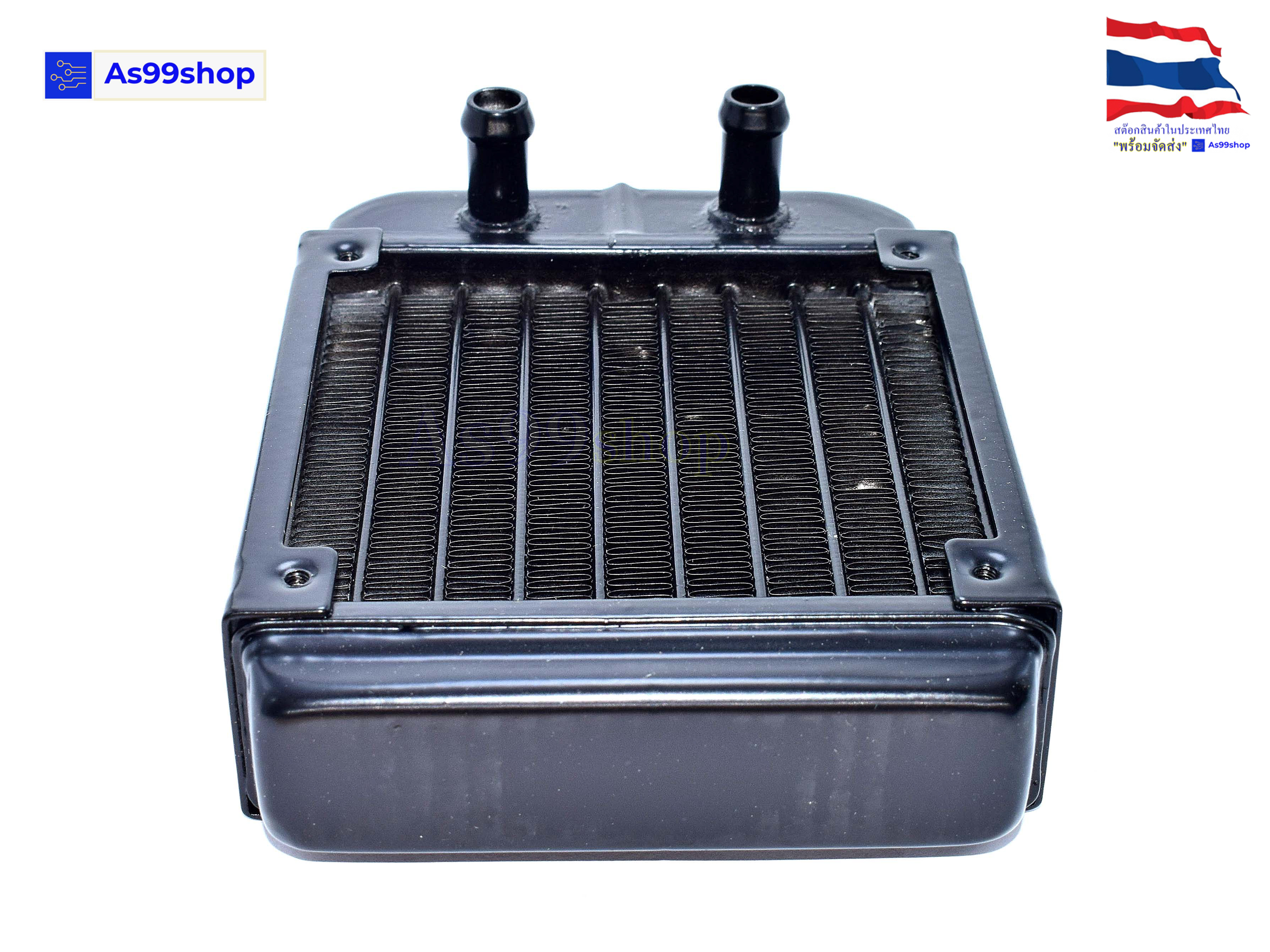 หม้อน้ำระบายความร้อน Aluminium Water Cooling Radiator ขนาด 90 mm. 10 ช่อง