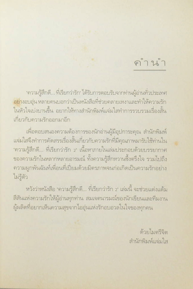 ความรู้สึกดี...ที่เรียกว่ารัก 2