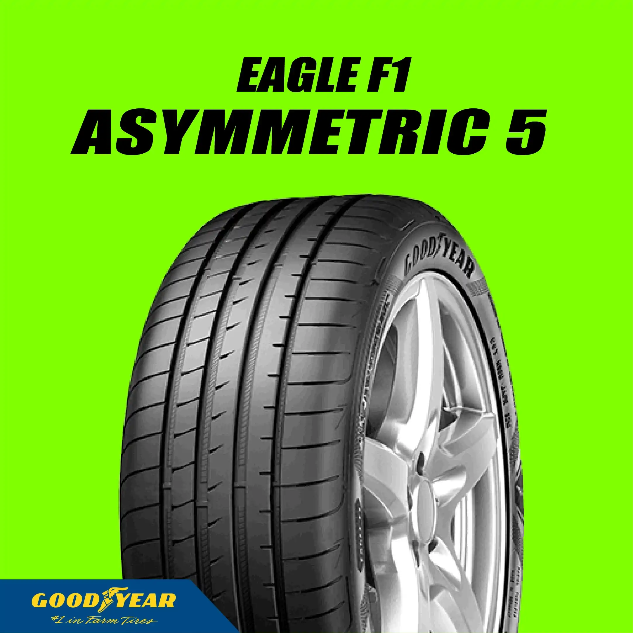 ยางGOODYEAR EAGLE F1 ASYMMETRIC5 ขนาด 225/45-18ราคาพิเศษ สั่งได้