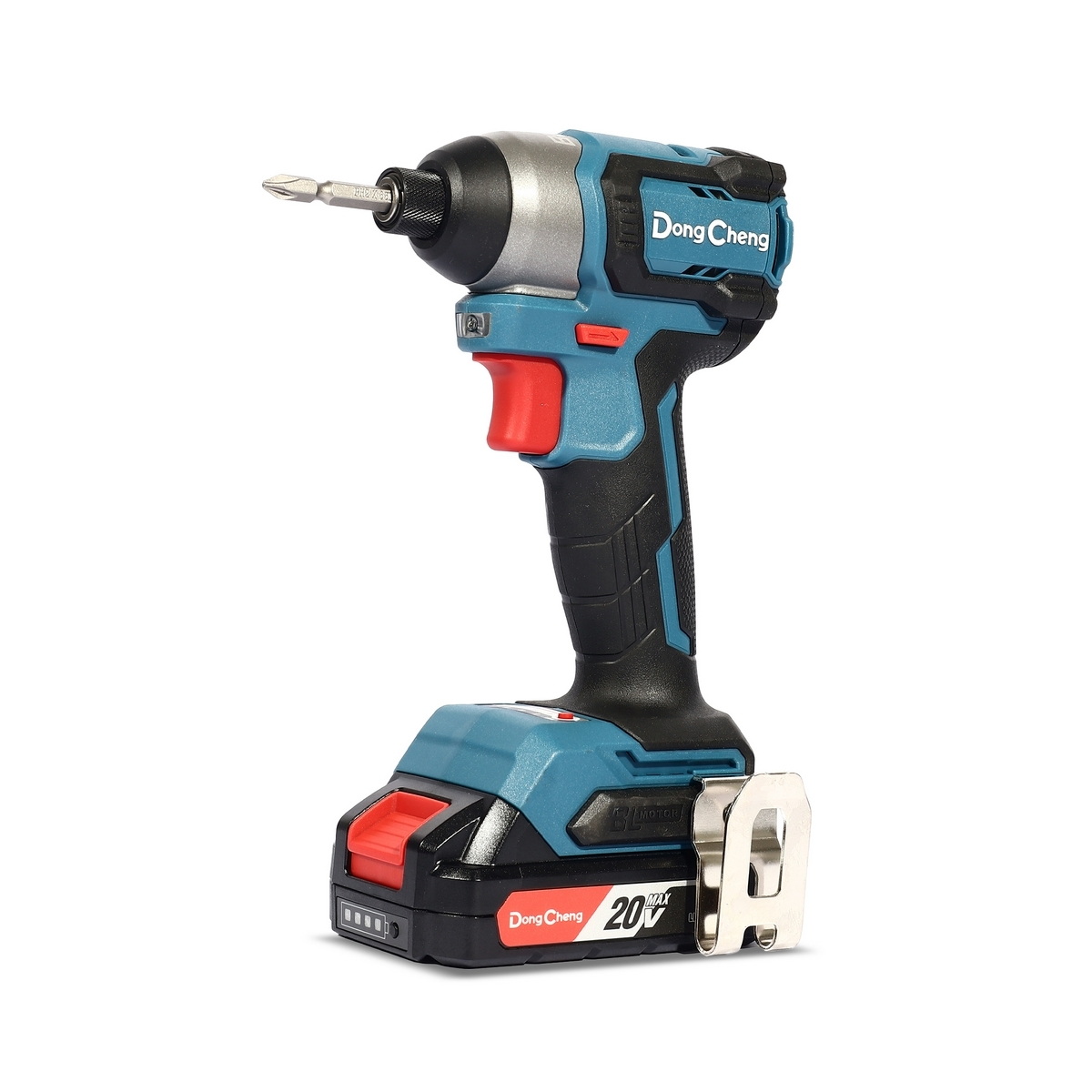 Dong Cheng DCPL165-ADM สว่านไขควงกระแทกไร้สาย 6.35mm 165Nm 20V แบตx1