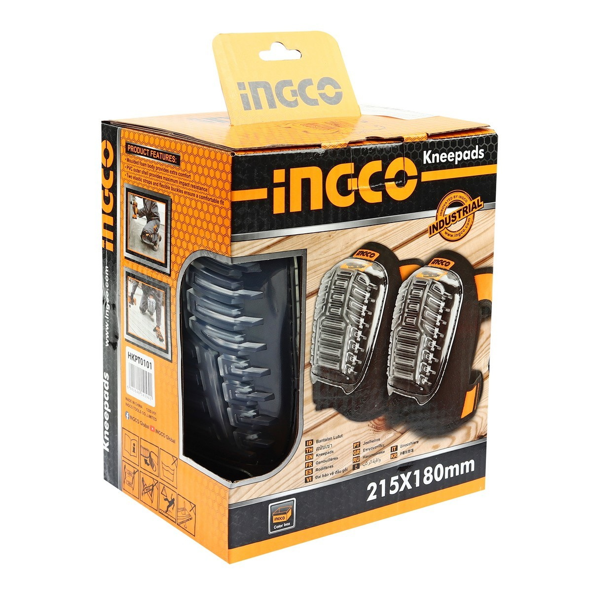 INGCO HKPT0101 สนับเข่ากันกระแทก (2ชิ้น/คู่)