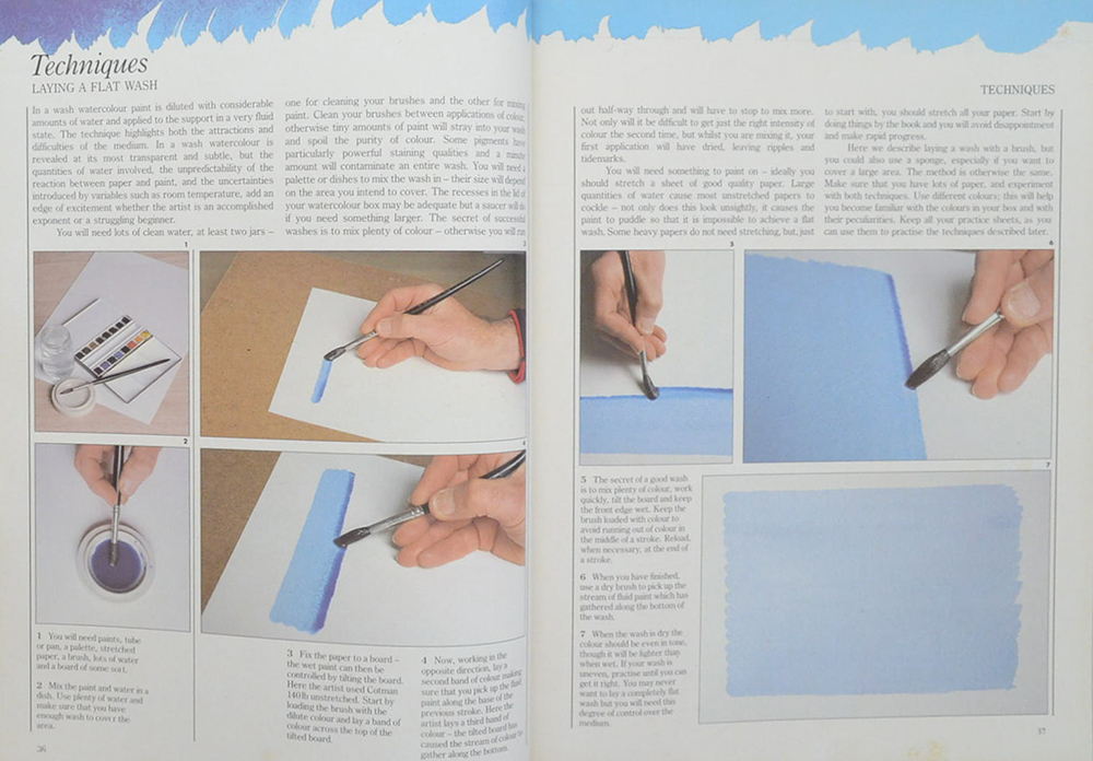 STEP BY STEP ART SCHOOL WATERCOLOUR