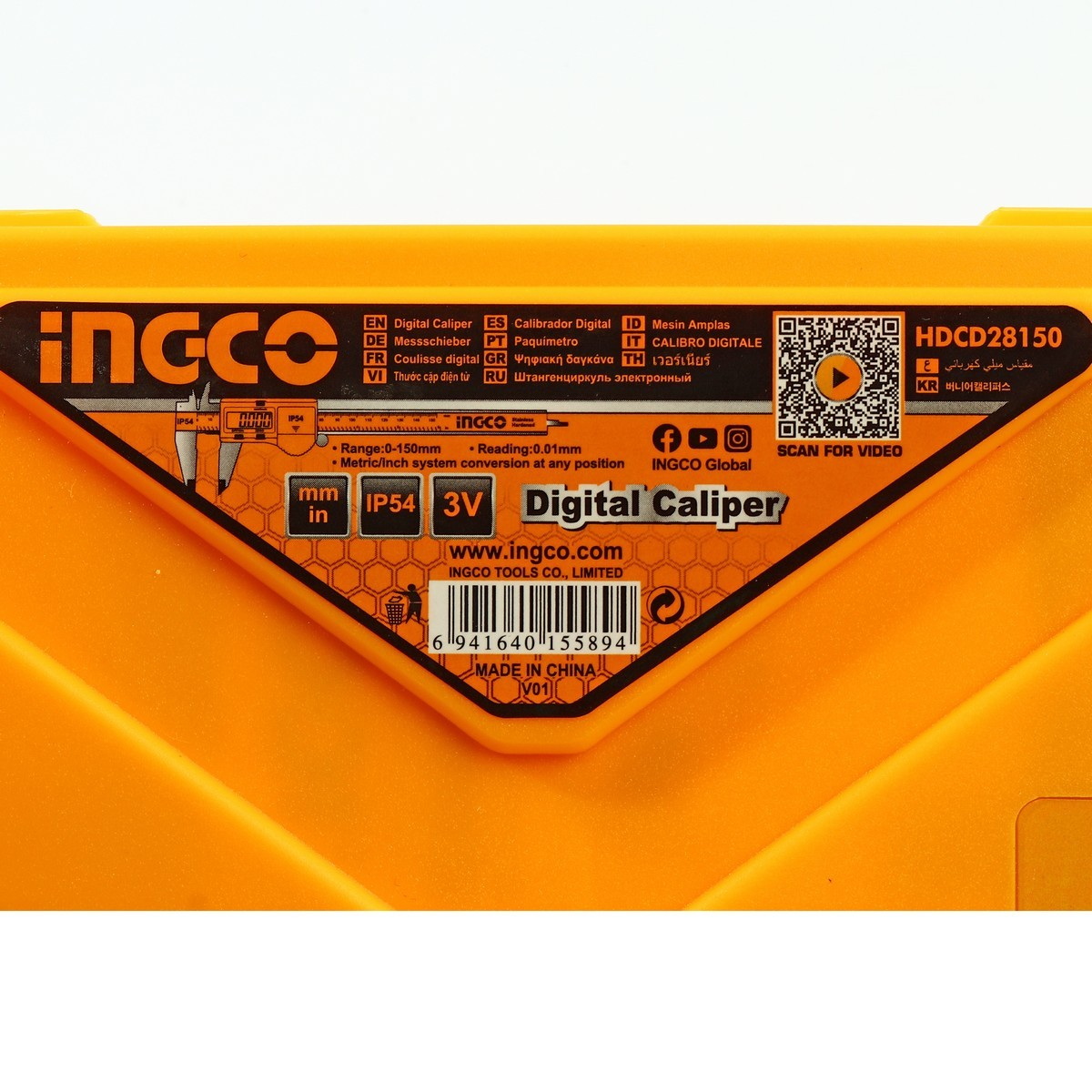 INGCO HDCD28150 เวอร์เนียร์ดิจิตอล 0-150 mm