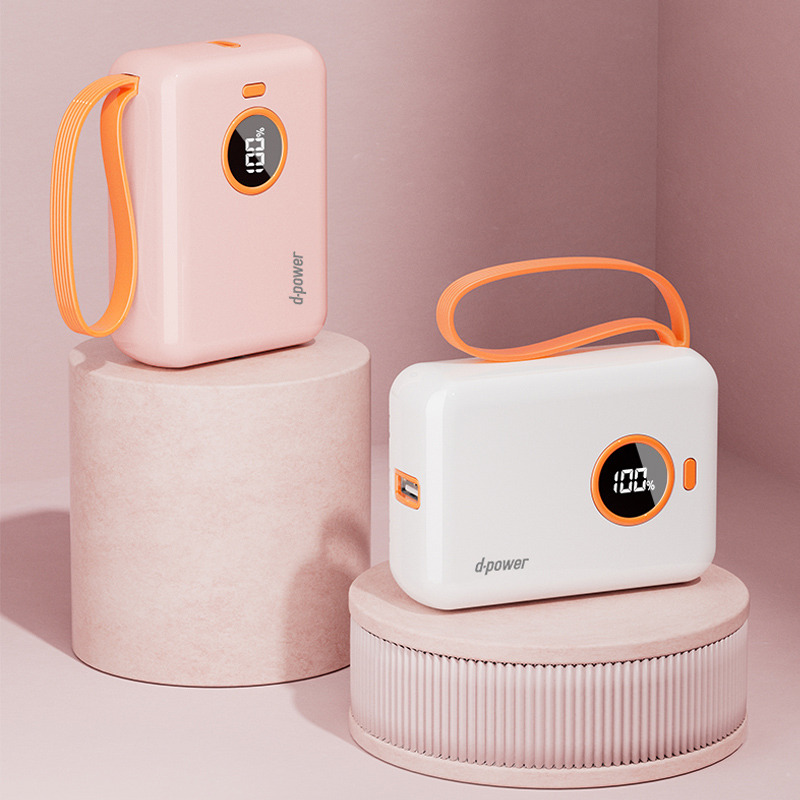 d-power พาวเวอร์เเบงค์ รุ่น V010s plus ความจุ 10400mAh ชาร์จเร็ว PD22.5W (มอก.2879-2560) รับประกัน 1 ปี