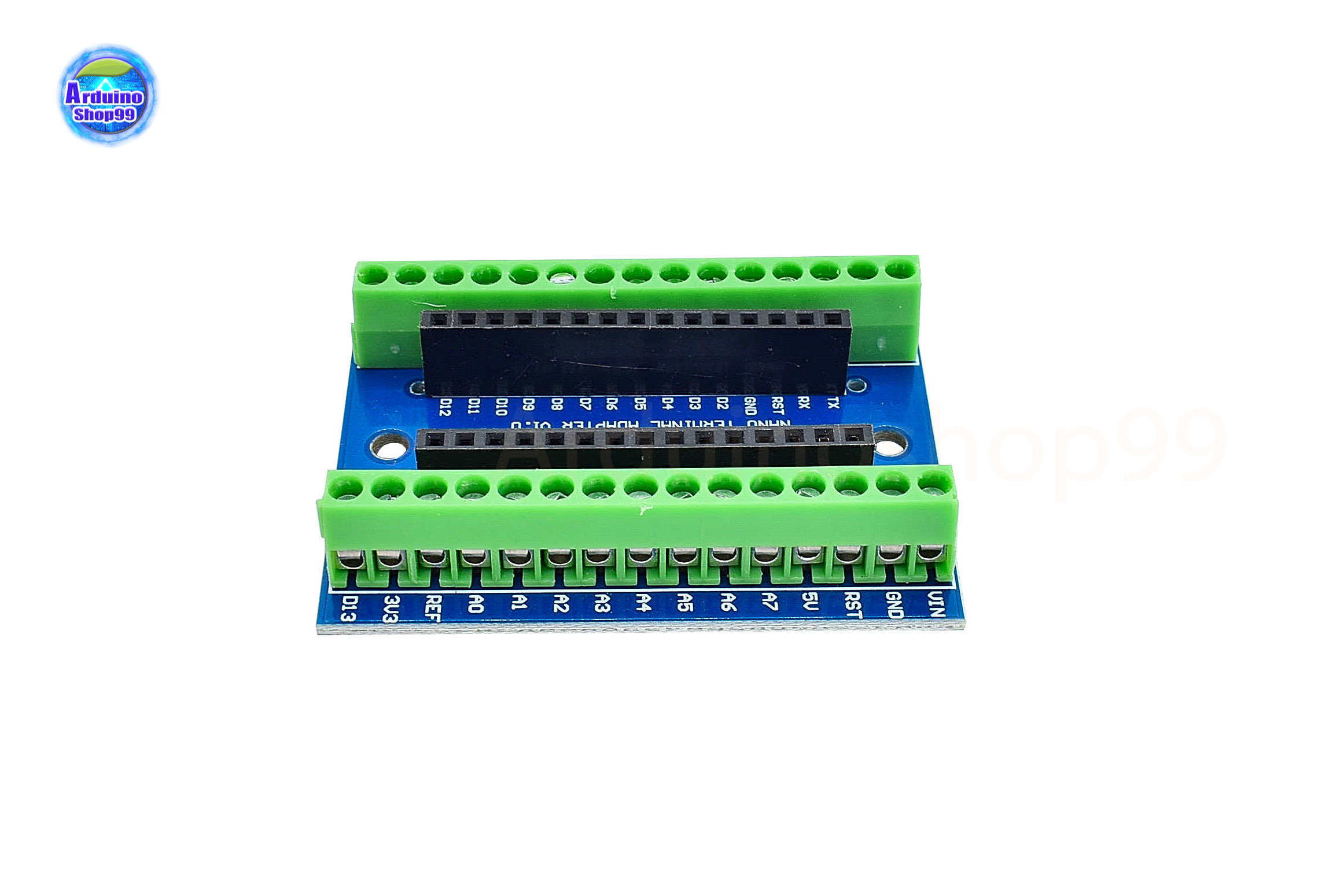 Nano expansion board NANO IO Shield V3.0 Shield บอร์ดขยาย Nano V3.0 (Blue)