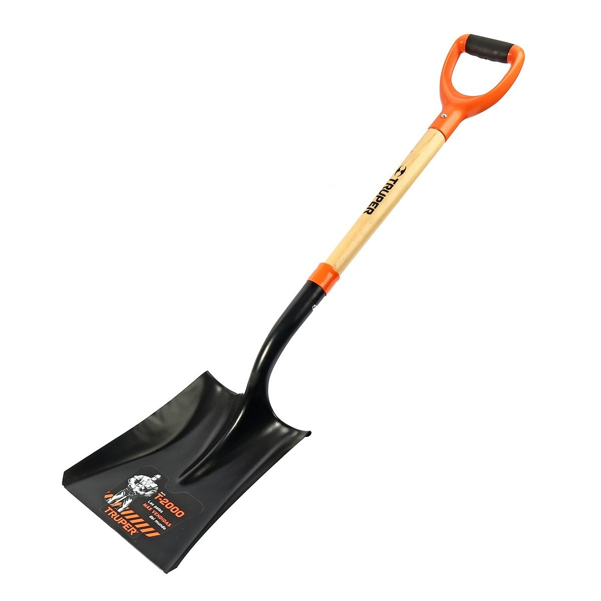 TRUPER 17161 (PCY-R) พลั่วปลายตัด 24x50cm ยาว 103.5cm