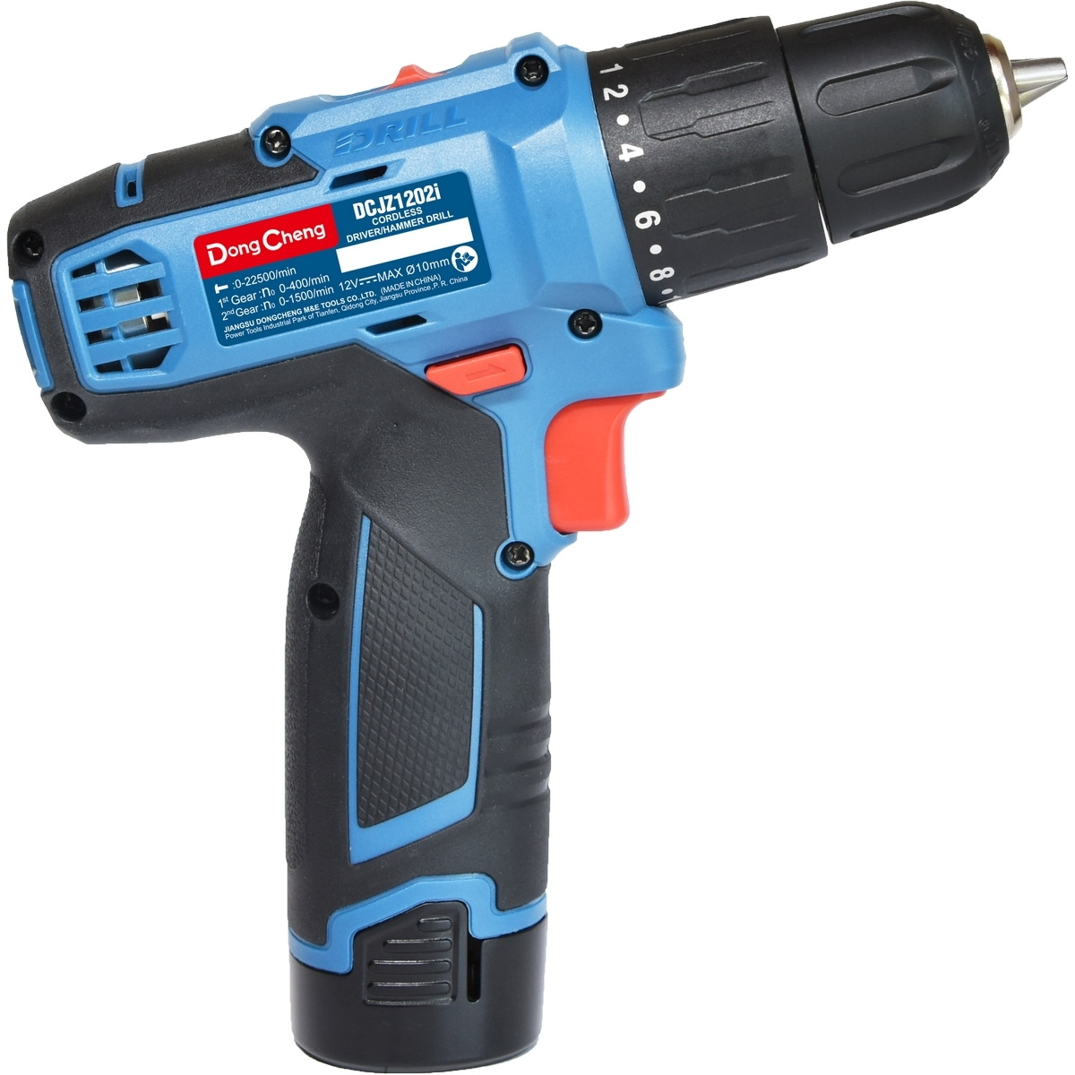 Dong Cheng DCJZ1202i สว่านกระแทกไร้สาย 12V แบตx2 (TYPE E)