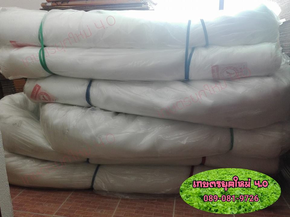 มุ้งขาวกันแมลงขนาด 32ตา3.0mx100m.