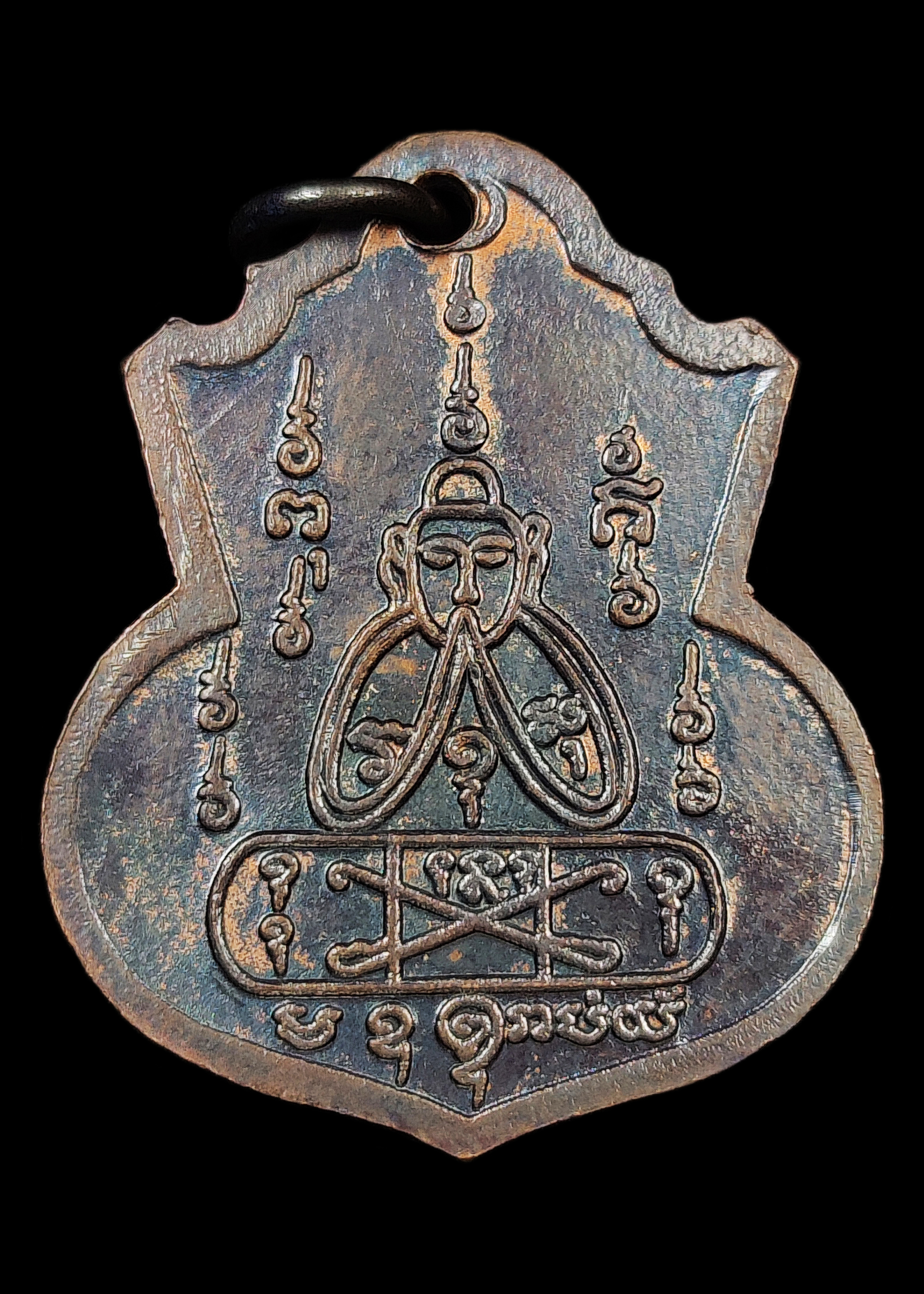 เหรียญหลวงพ่อคง วัดวังสรรพรส จ.จันทบุรี ปี2527 รุ่นเสือคู่ เนื้อทองแดงผิวปรอท สร้างน้อย 1,000เหรียญ สภาพสวยเดิมๆ