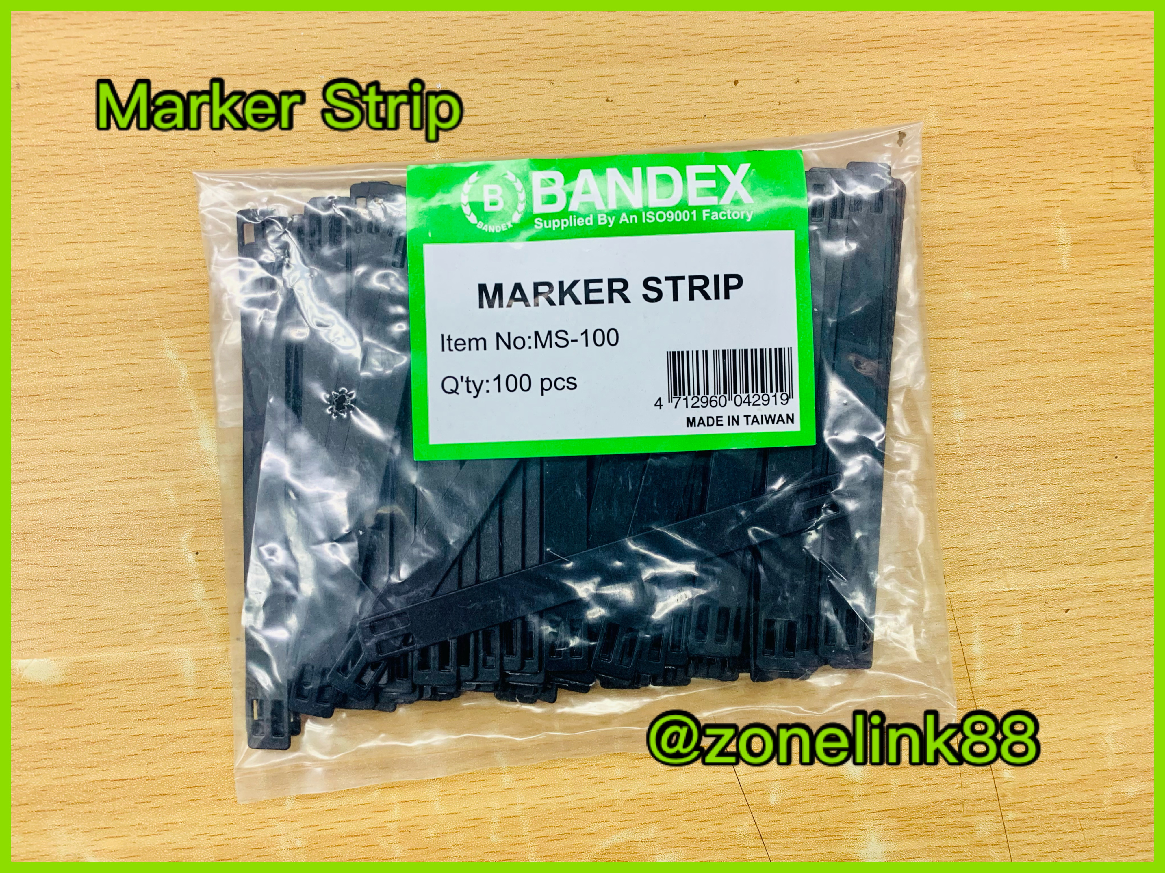 MS-100 MARKER STRIP 100mm BANDEX