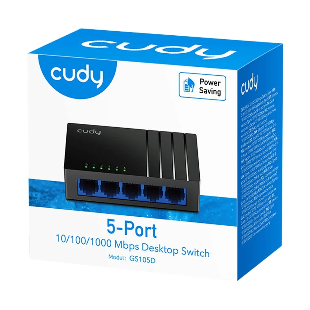 CUDY GS105D 5-Port Gigabit Unmanaged Switch