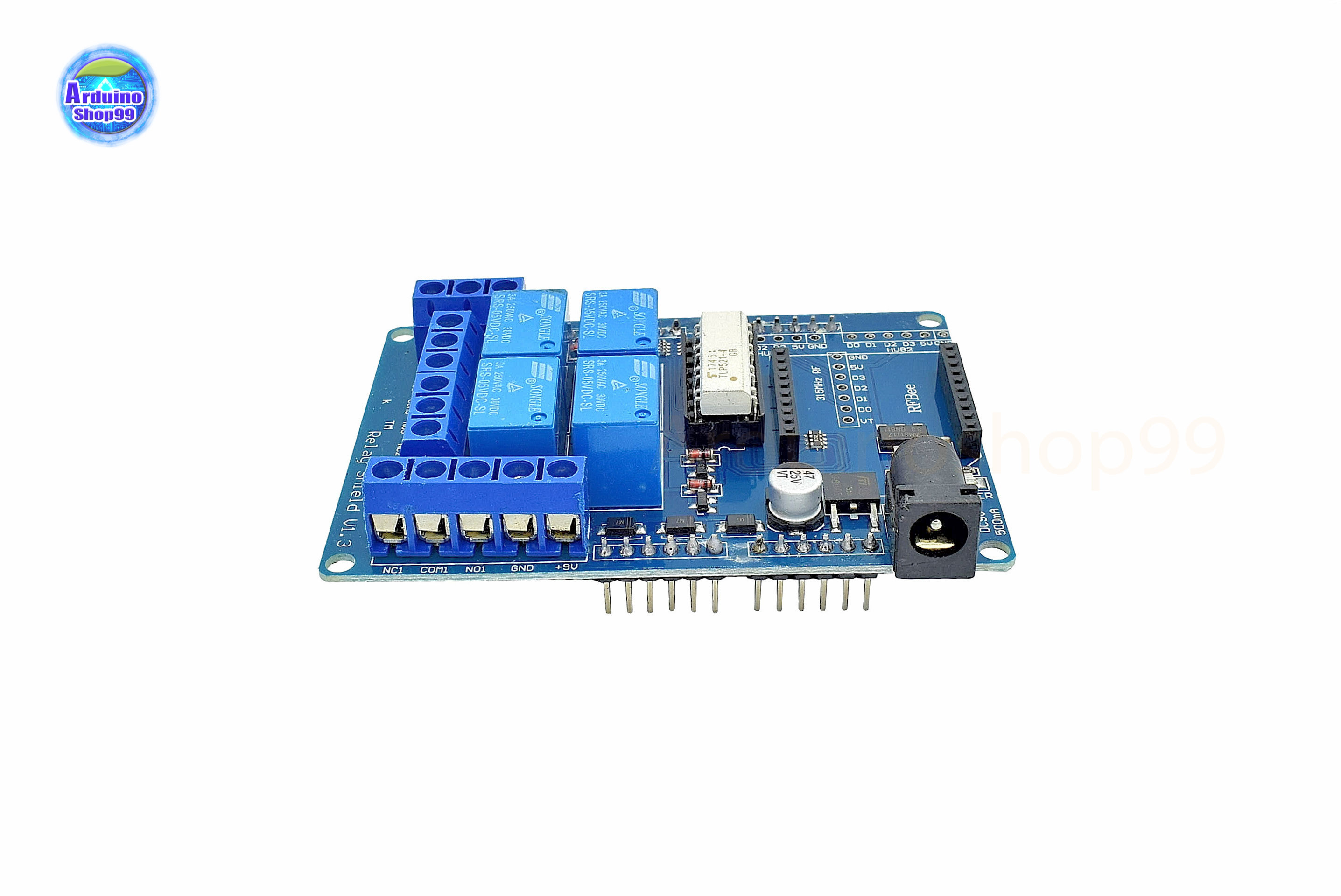 4 Channel Relay And Xbee Shield For Arduino