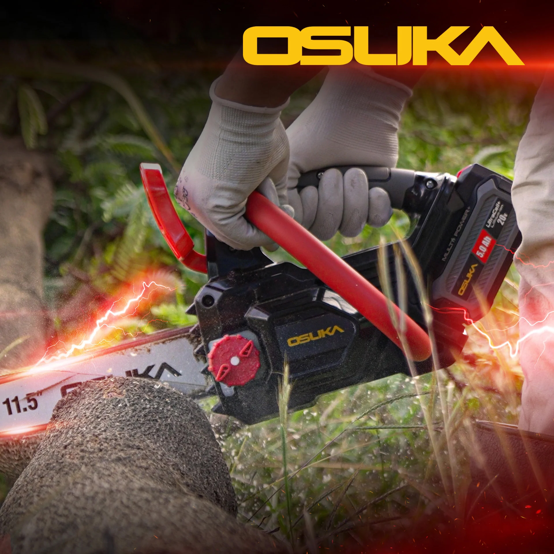 OSUKA OCCS430-N เลื่อยโซ่ไร้สาย 11.5" 20V (ตัวเปล่า)