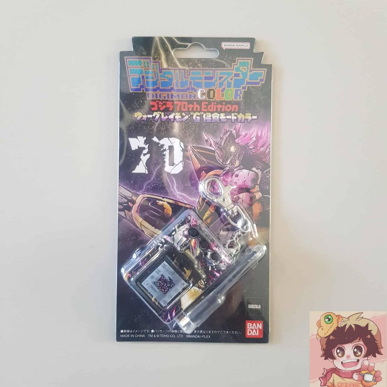 Digital Monster V-PET [Color Version] Godzilla X Digimon Adventure : WarGreymon: “G” Erosion Mode Color BLACK Godzilla 70th Edition [LOT JAPAN] รุ่นจอสี ดิจิม่อน วีเพ็ต ก็อตซิลลา