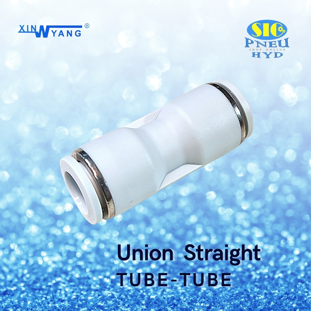 SPU : UNION STRAINGHT ข้อต่อตรงเข้าสายเท่ากัน 2 ด้าน สีขาว