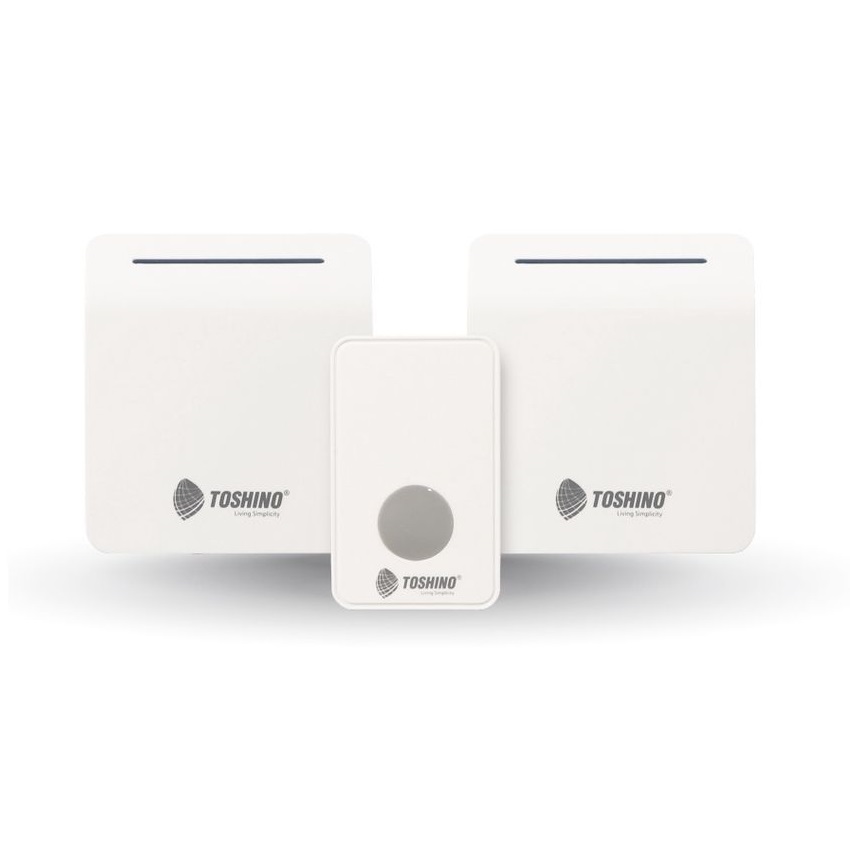 TOSHINO E-288-2R กระดิ่งไร้สาย แบบเสียบปลั๊ก 2ตัวรับ 1ตัวส่ง