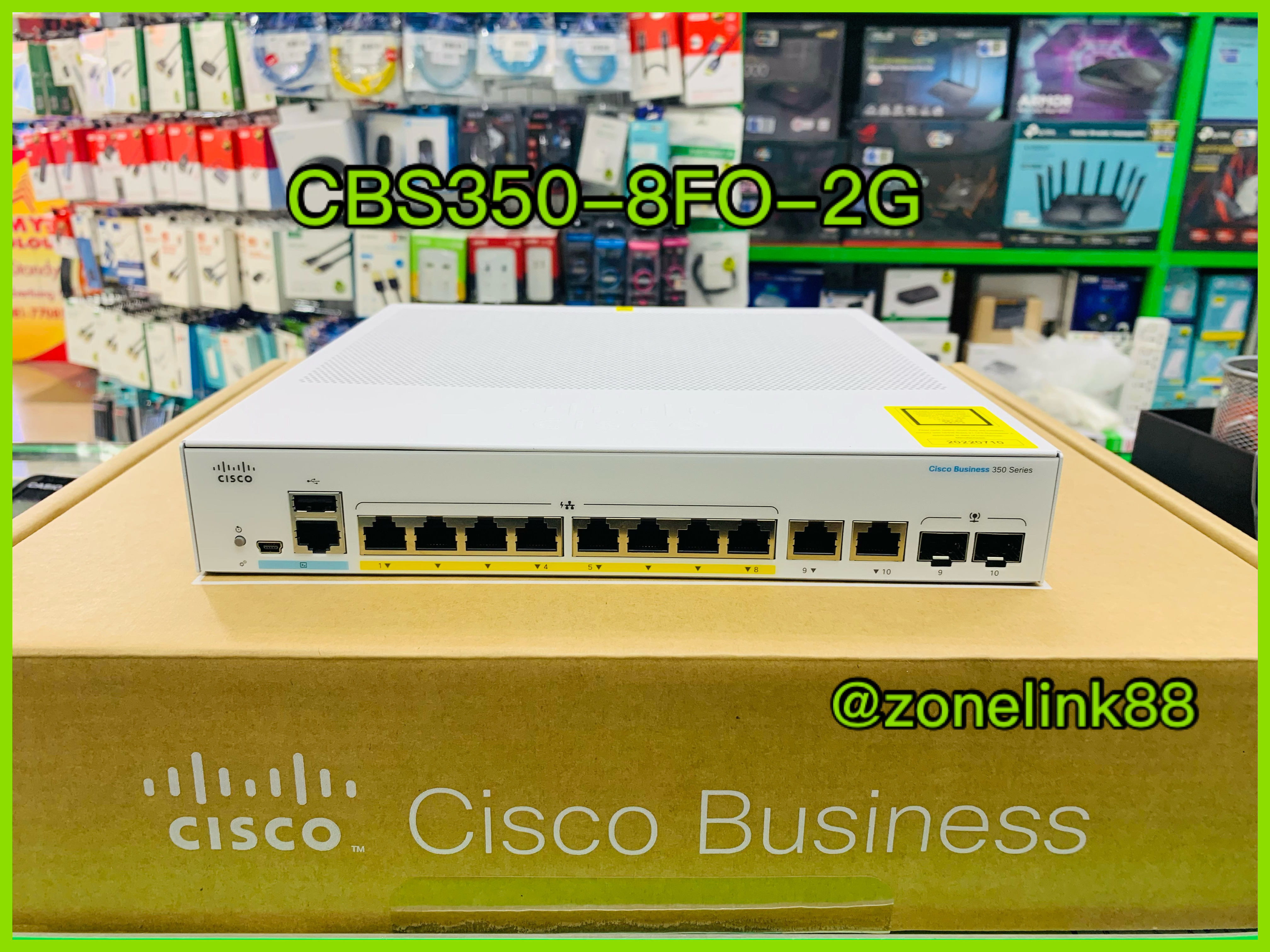 CBS350-8FP-2G-EU (CBS350 Managed 8-port GE, Full PoE, 2x1G Combo)