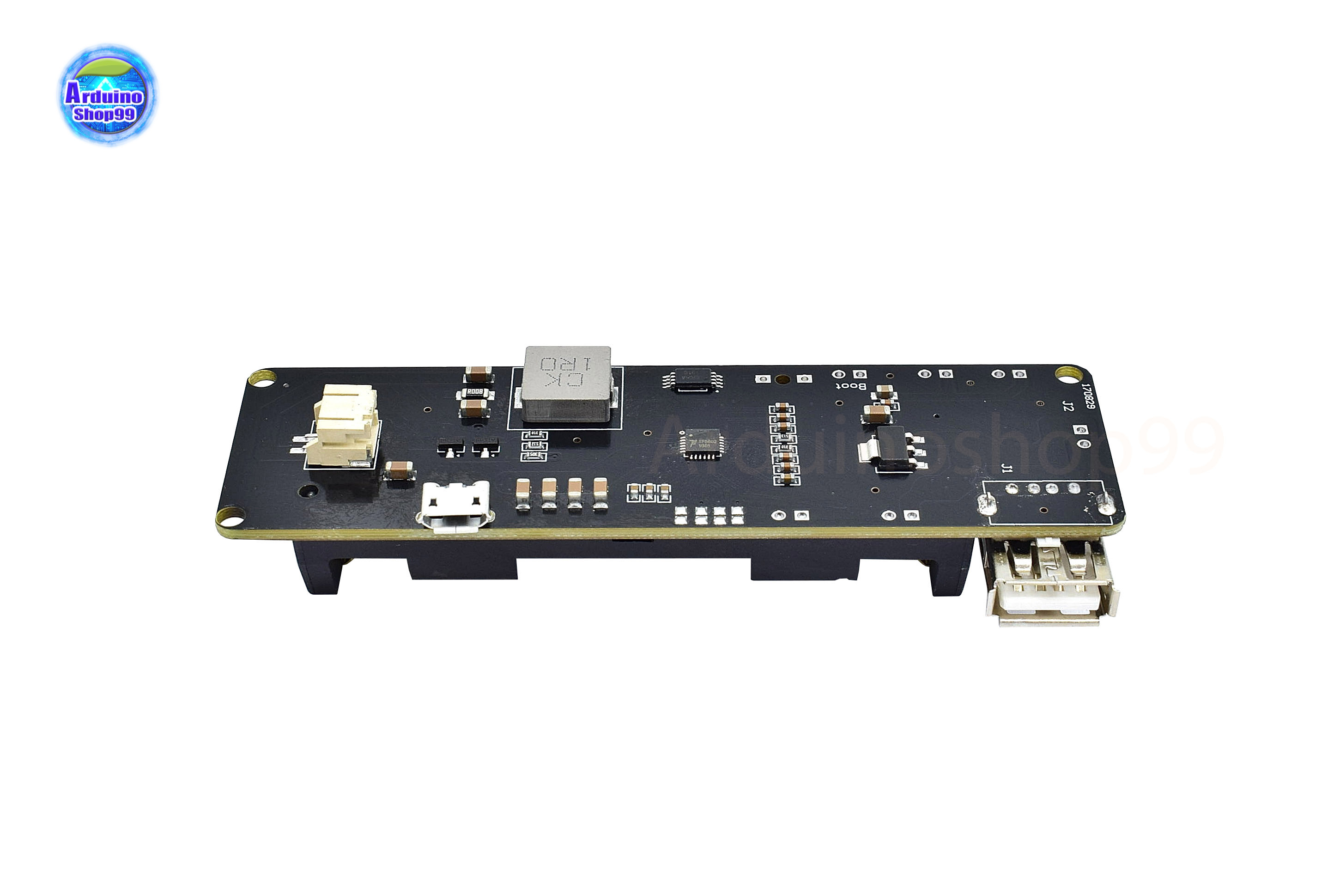 ESP32 18650 battery base battery protection overcharge and over discharge with USB2.0 socket
