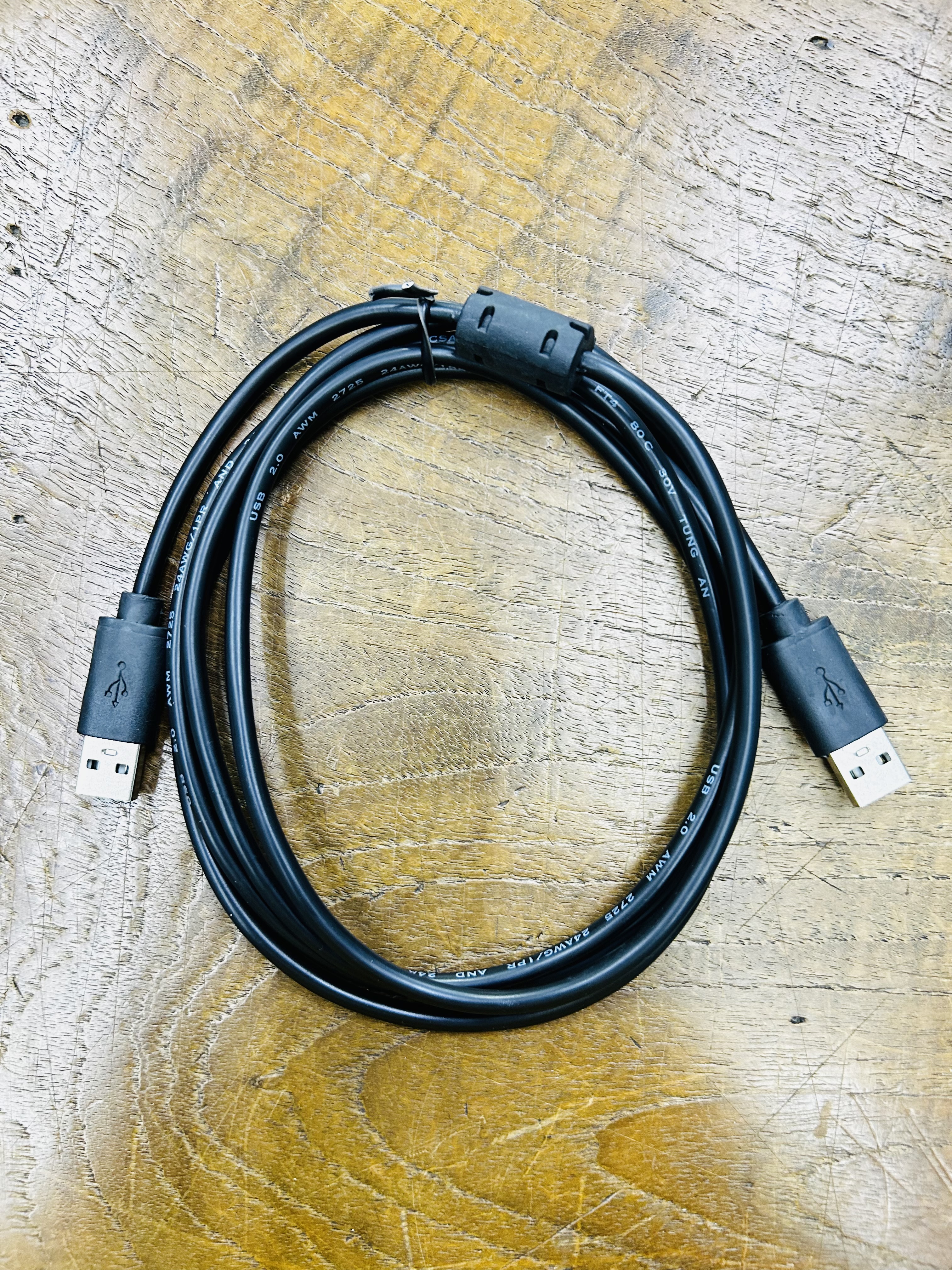 USB A to USB A Cable V2.0 1.8m