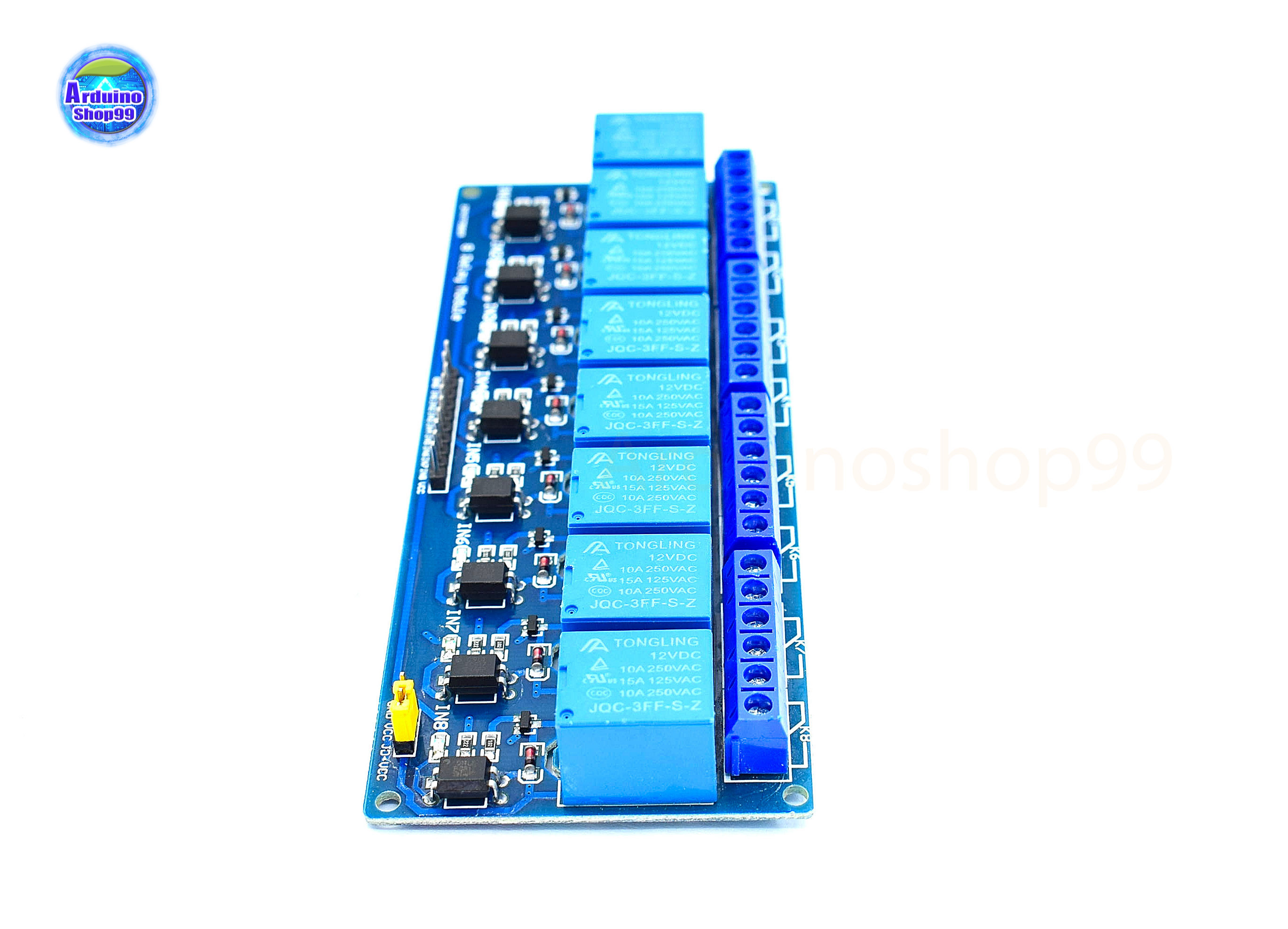 Relay 12V 8 channel 10A