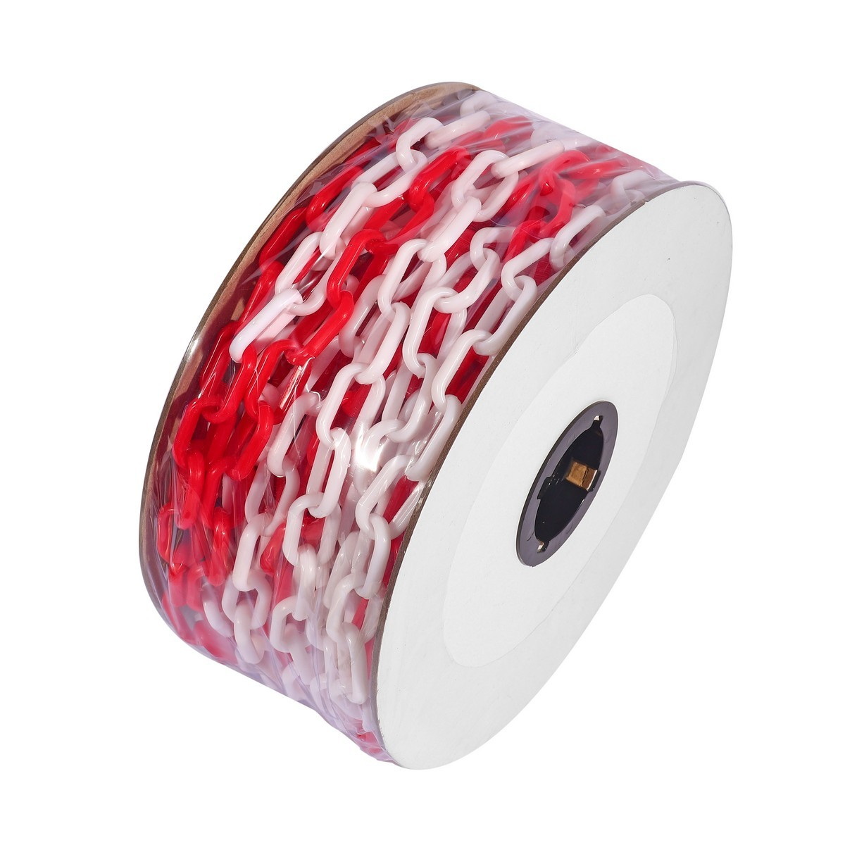 POLO โซ่พลาสติกกั้นเขตขาว-แดง 6mmx25m