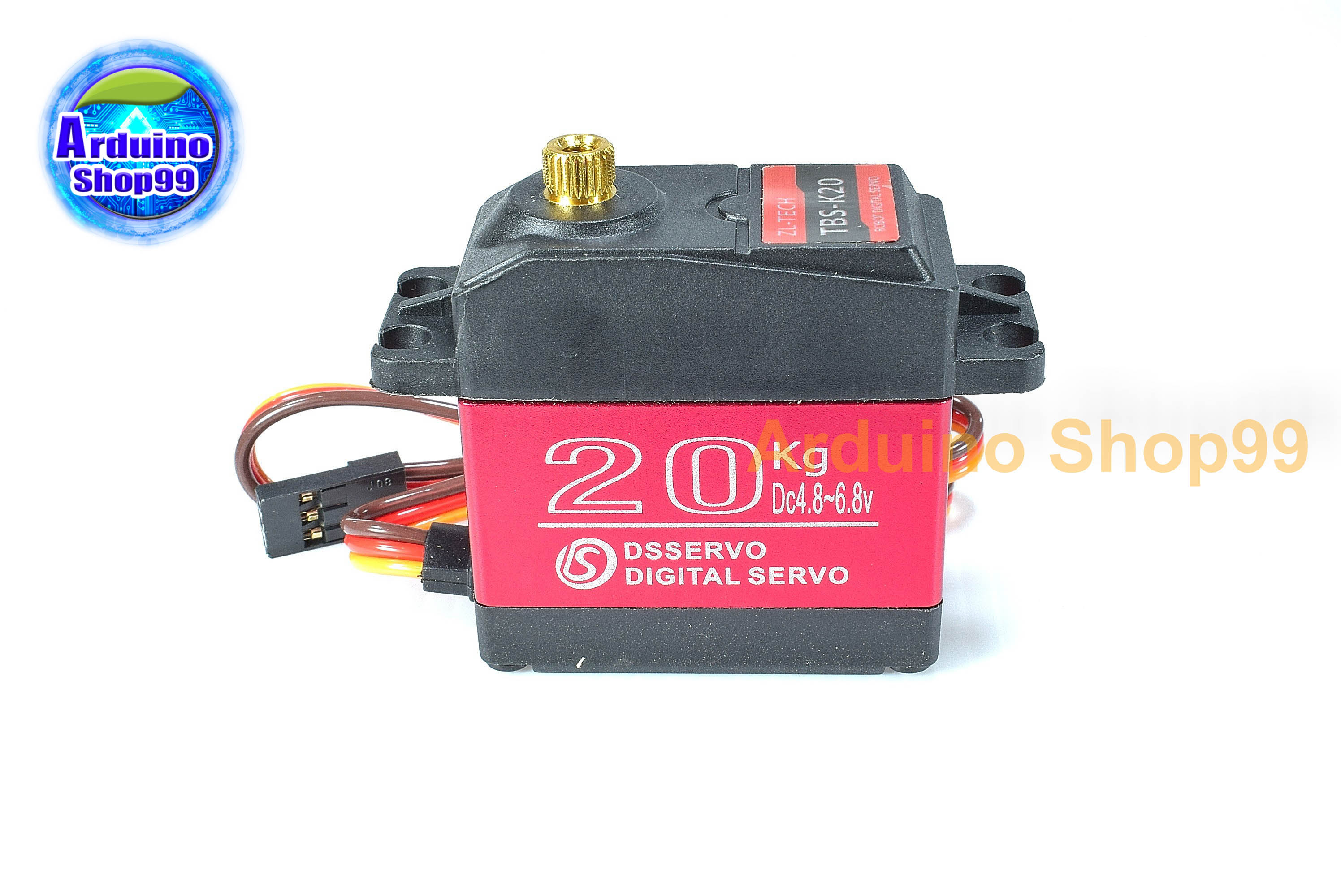 เซอร์โว ZL-TECH TBS-K20 Steering Aluminum Gear Digital Servo 270 องศา แรงบิด 21.5 kg/cm (6.8V)