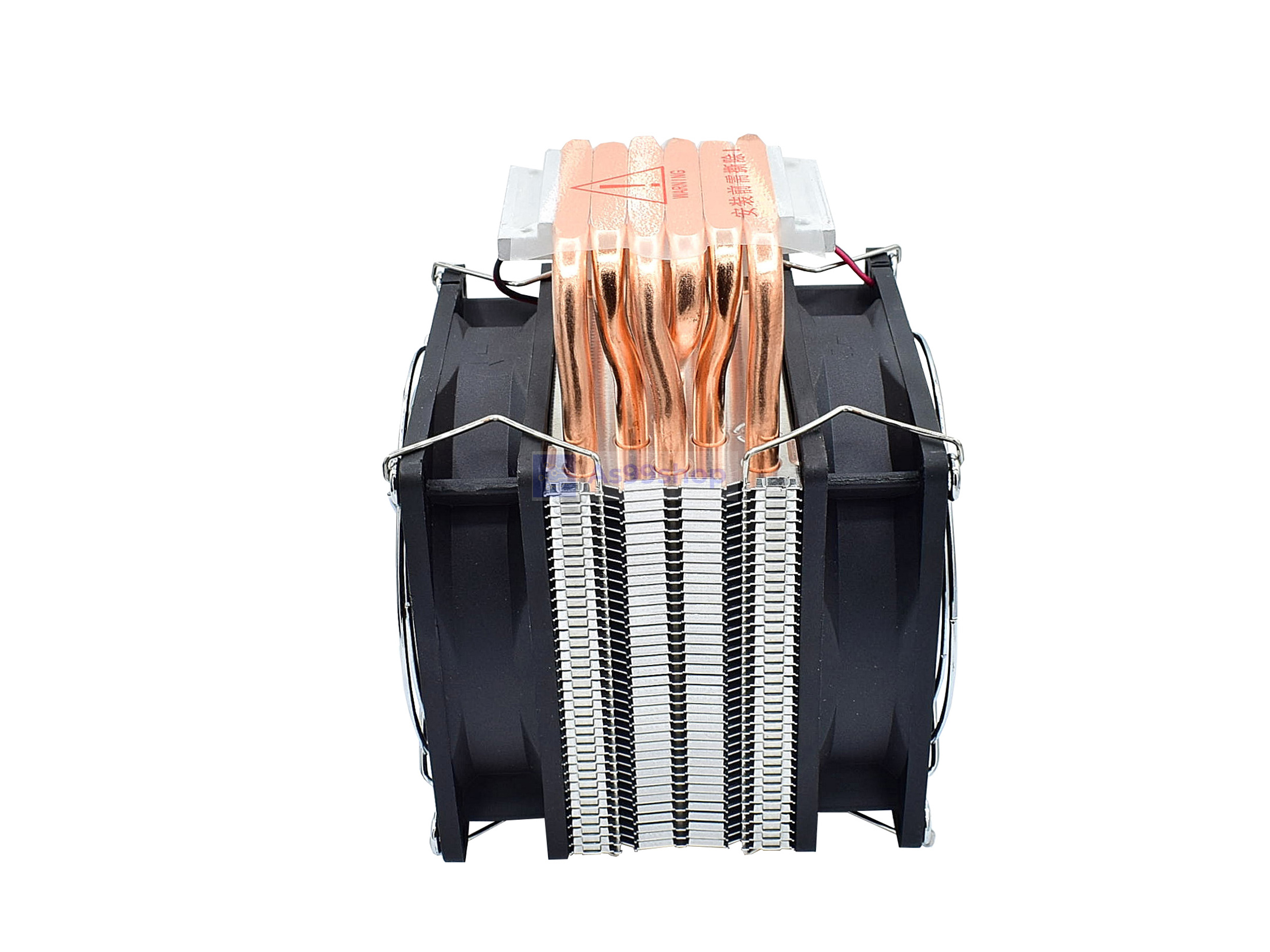 ชุดถ่ายเทความร้อนขนาด 6 ท่อ 6 heat pipe radiator 40*40 semiconductor refrigeration chip DIY