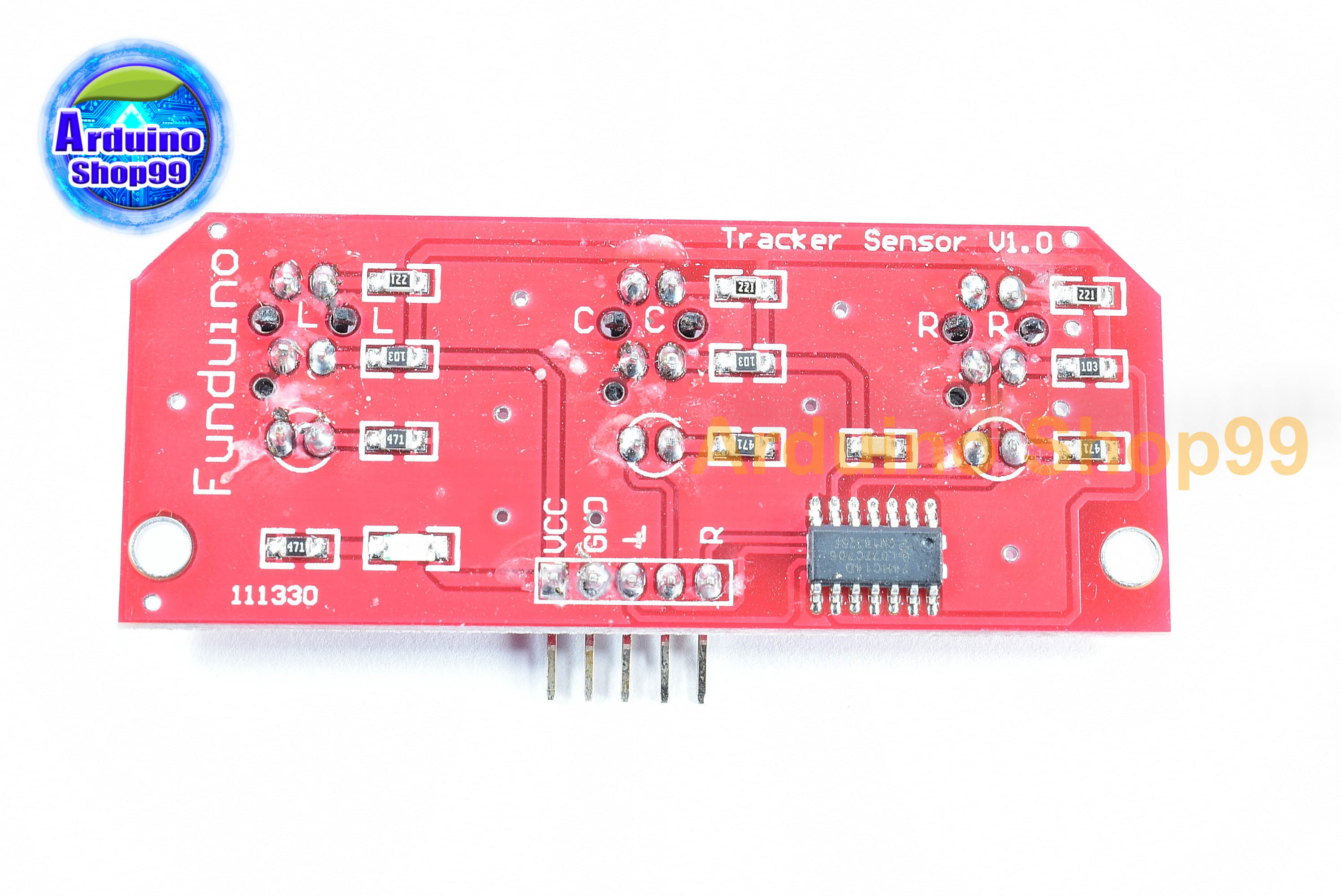 3-way tracing module เซ็นเซอร์จับเส้น ขาว-ดำ 3 ช่อง
