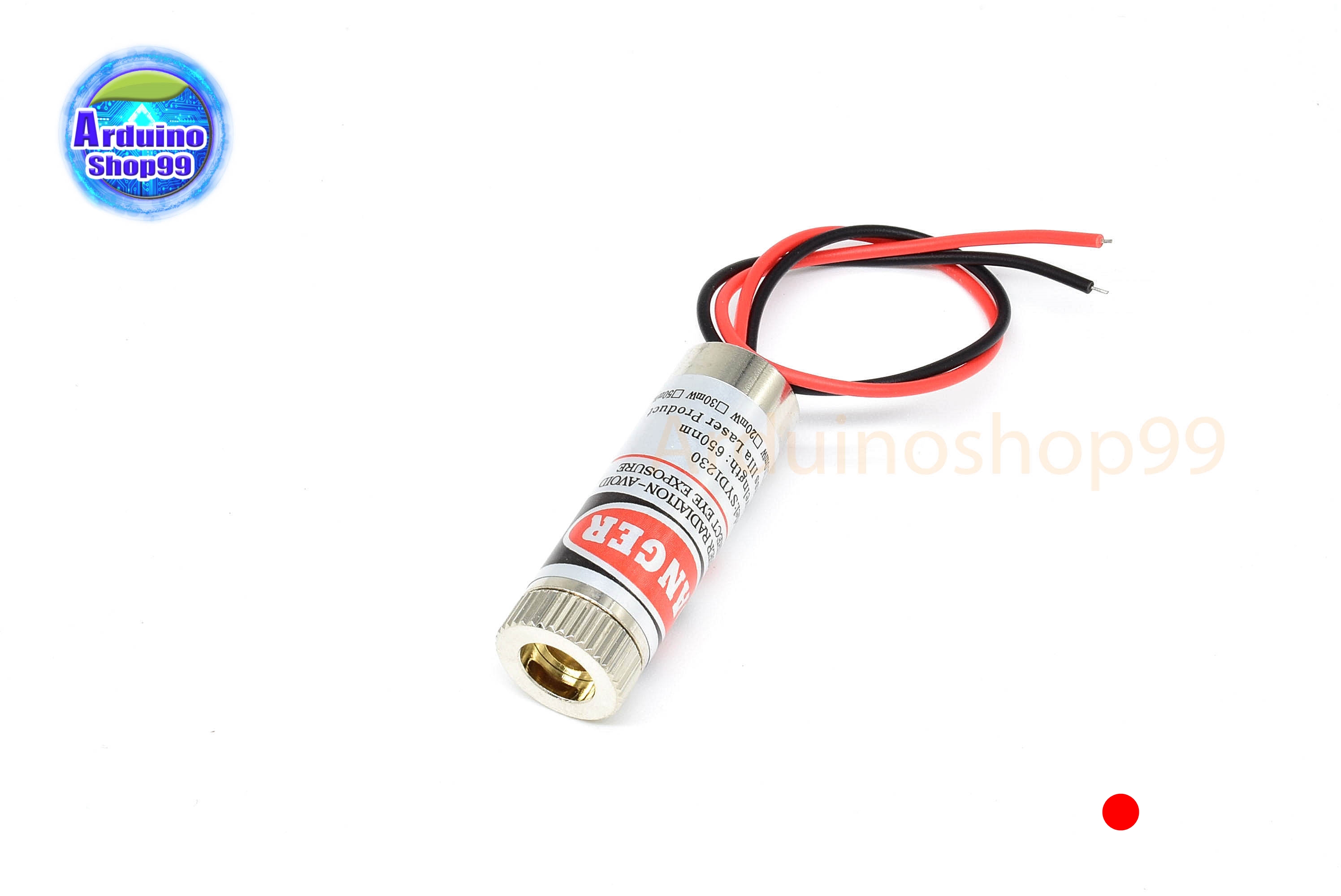 Laser 5mW 650nm เลเซอร์แบบจุด-สีแดง ปรับโฟกัสได้