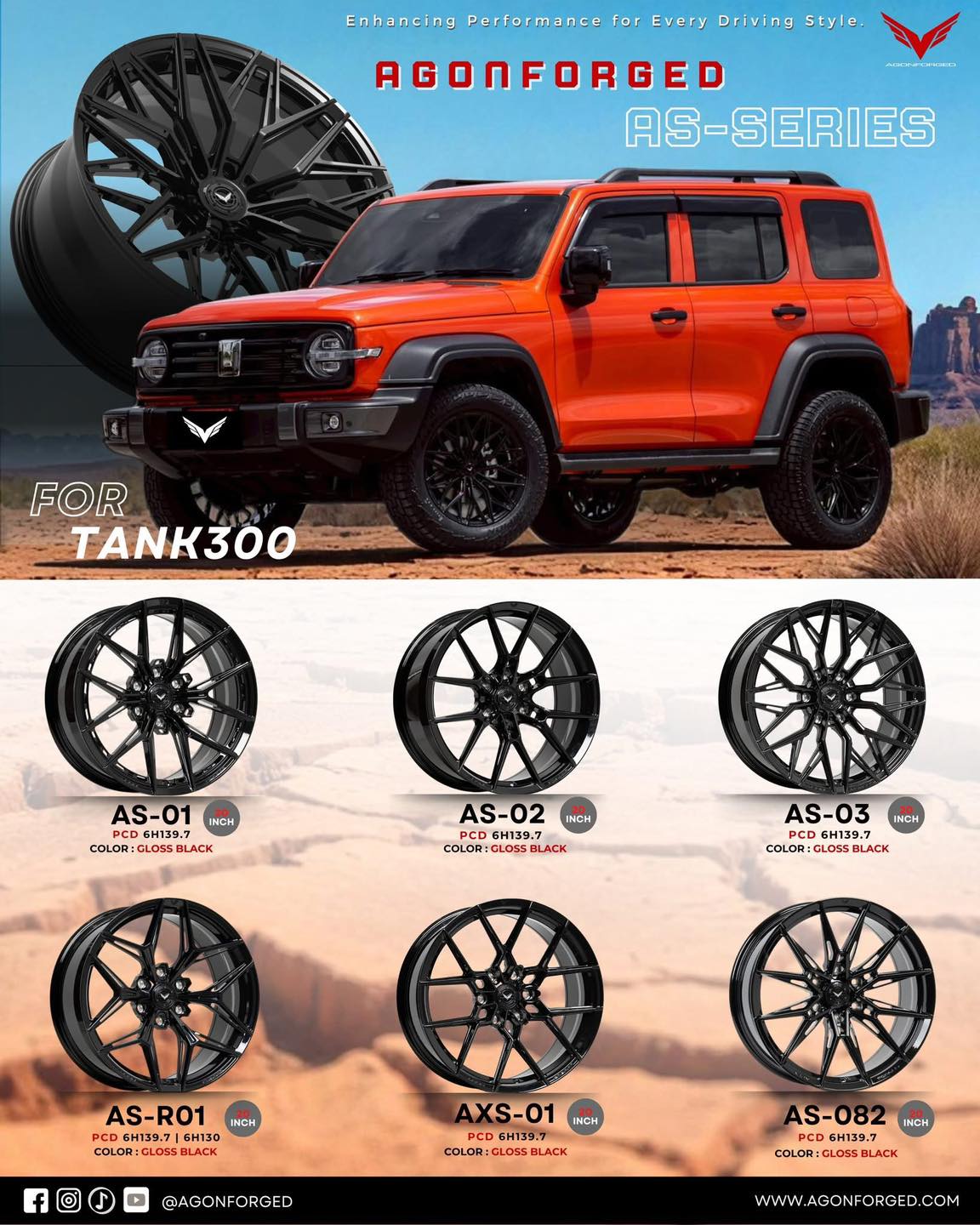 ล้อ AGONFORGED AS-Series ขอบ 20