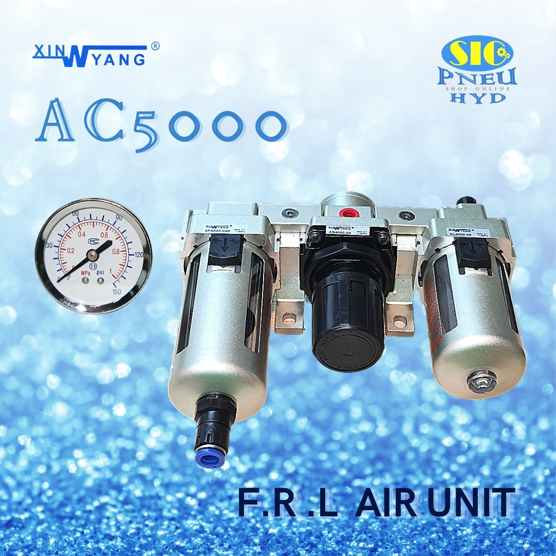 AC5000 : F.R.L COMBINATION AIR UNIT ชุดกรองลมดักน้ำ XINYANG
