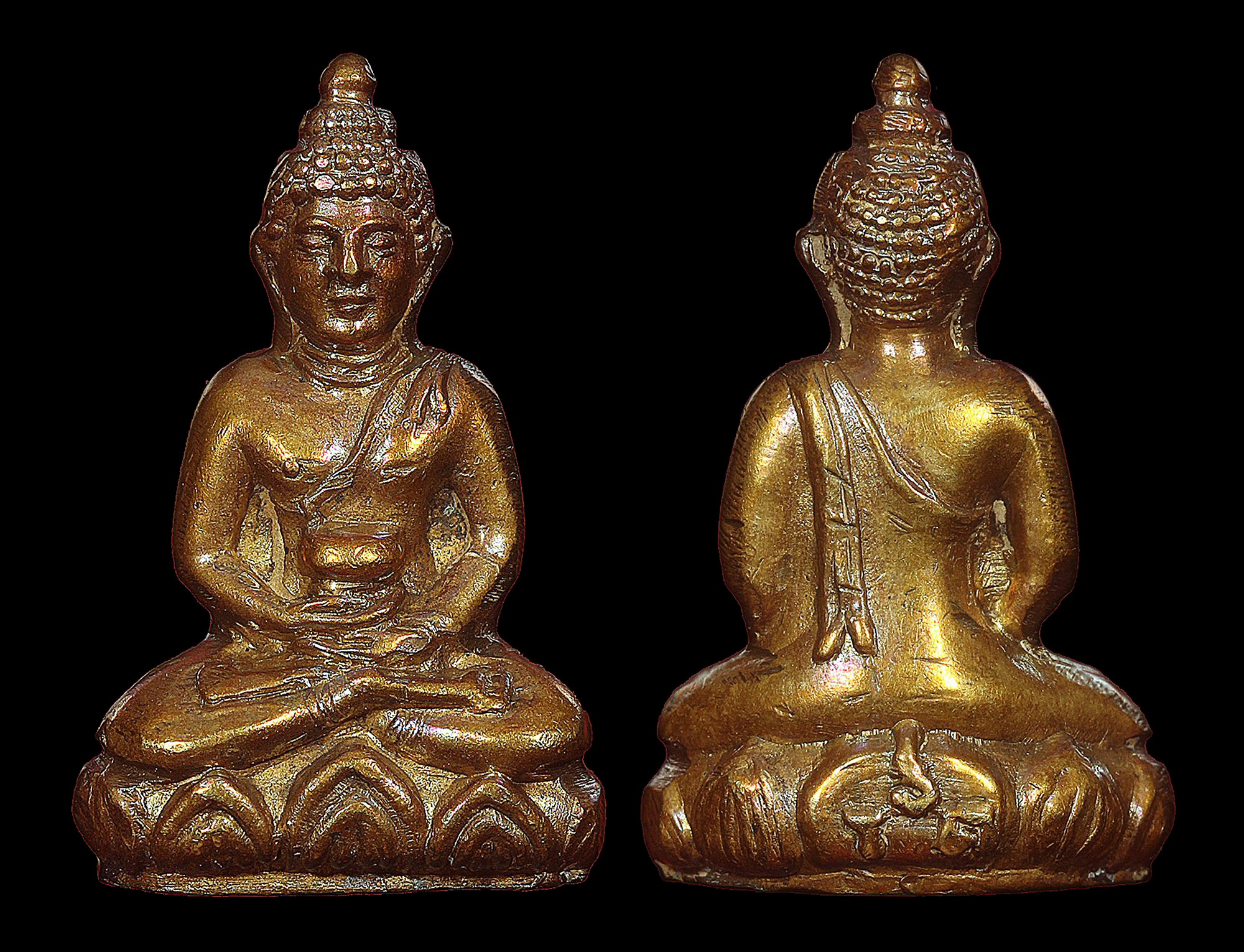 พระกริ่ง ร.ด. เจ้าคุณนรฯ วัดเทพศิรินทร์ เนื้อทองผสมเนื้อ ปี2513 ตอกโค๊ตดาบไขว้ที่ใต้ฐาน กริ่งดังกังวาล จมูกโด่งๆสภาพสวยแชมป์